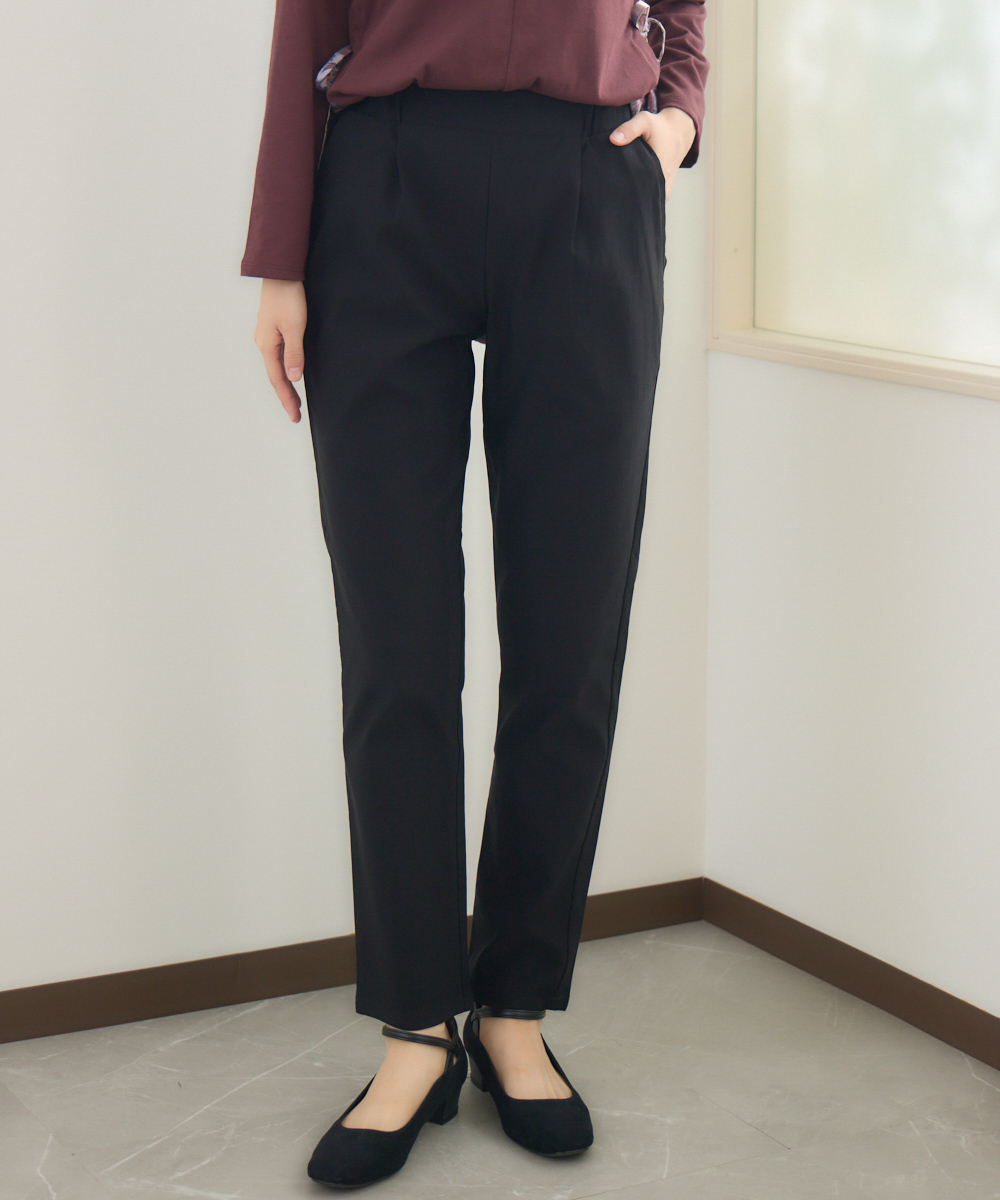 S/Mサイズ展開】のびのびストレッチテーパードパンツ ML | IKG crossing 