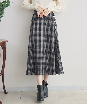 ライトオンブレーチェックスカート | IKG crossing