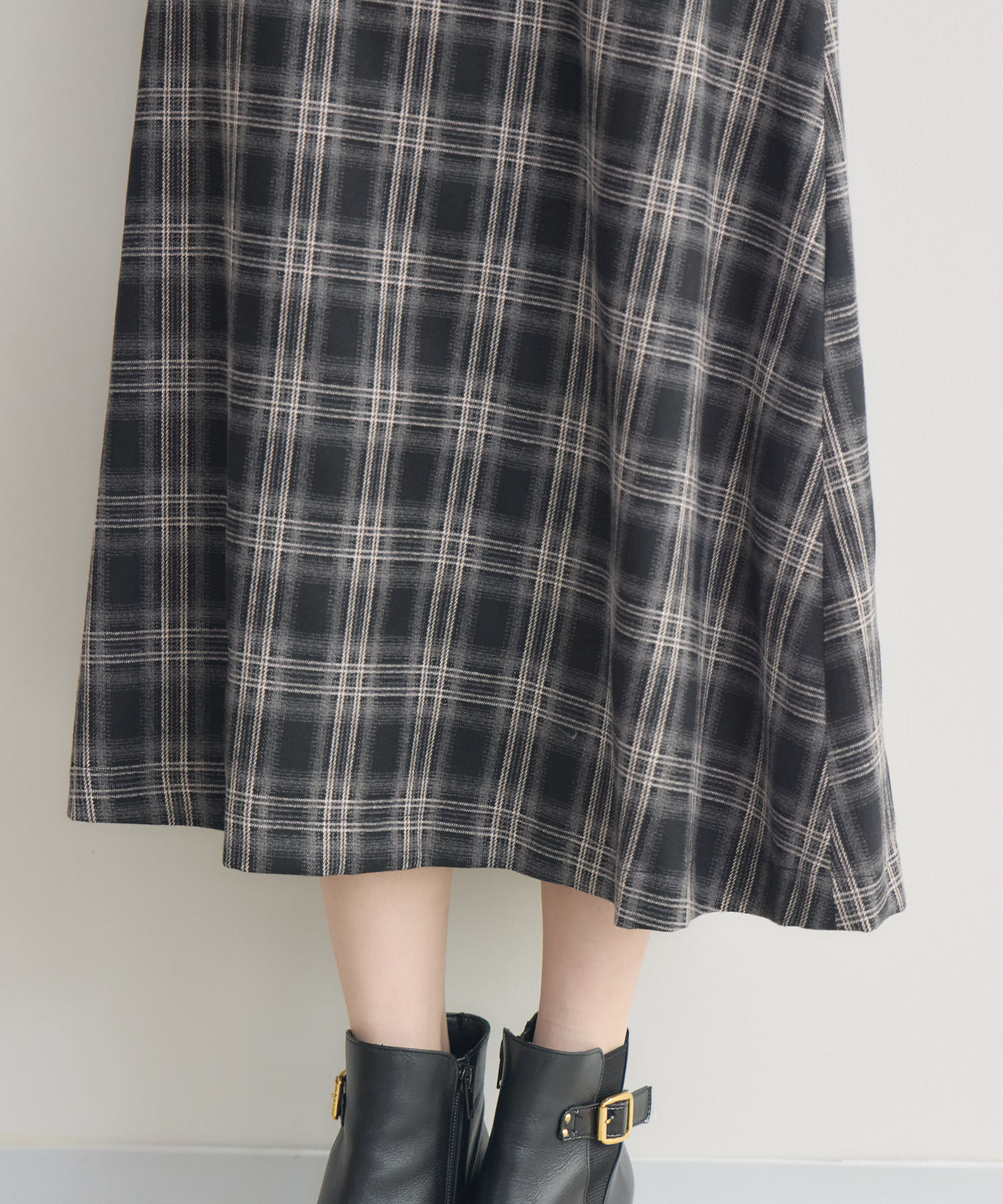 ライトオンブレーチェックスカート | IKG crossing
