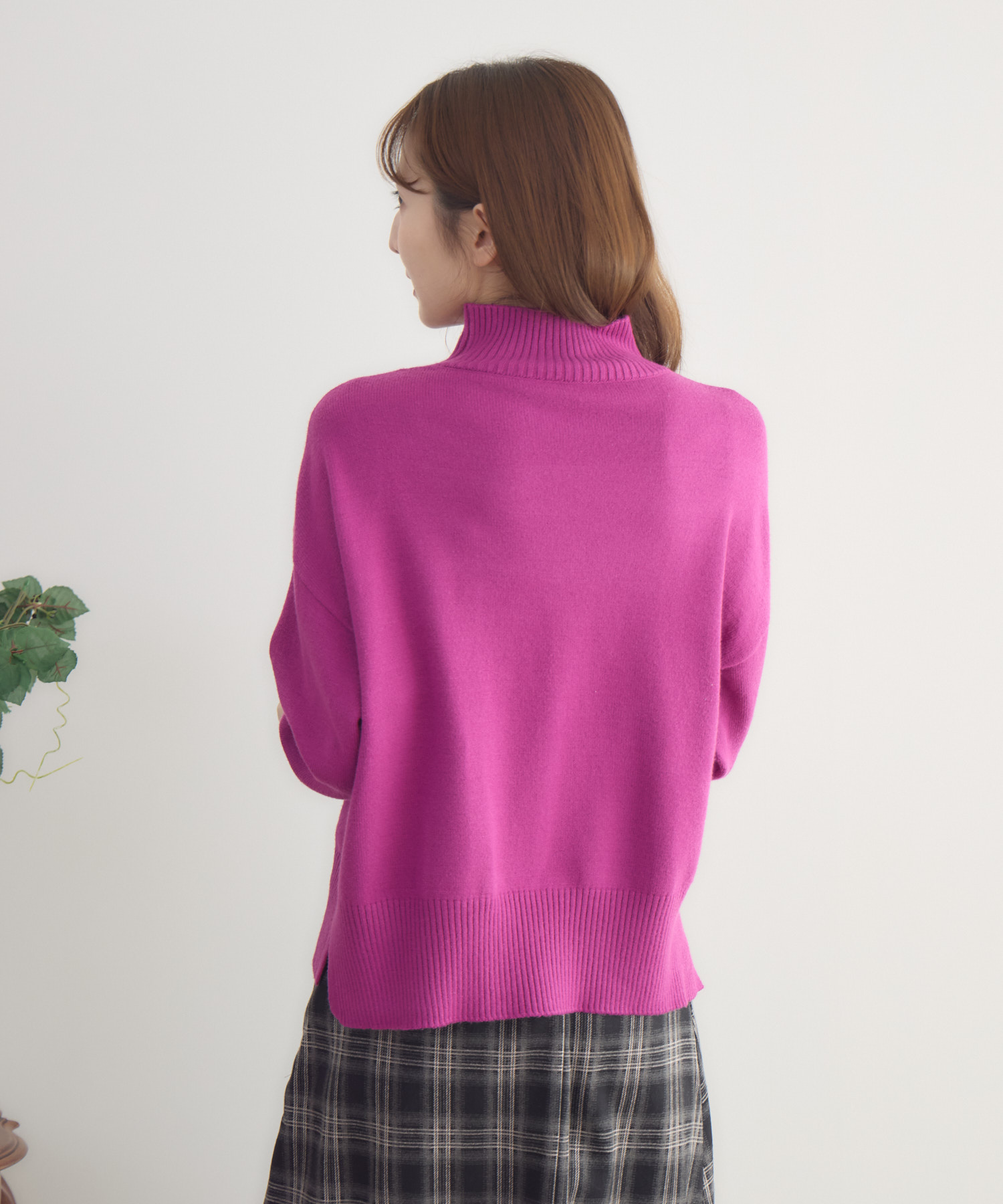 もちもちアンゴラライクハイネックニット | IKG crossing