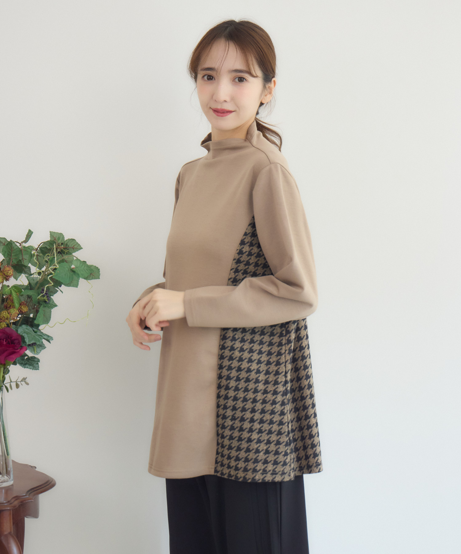 インゲボルグ ローズ柄 ダンボールニット インゲボルグ ローズ柄 ダンボールニット