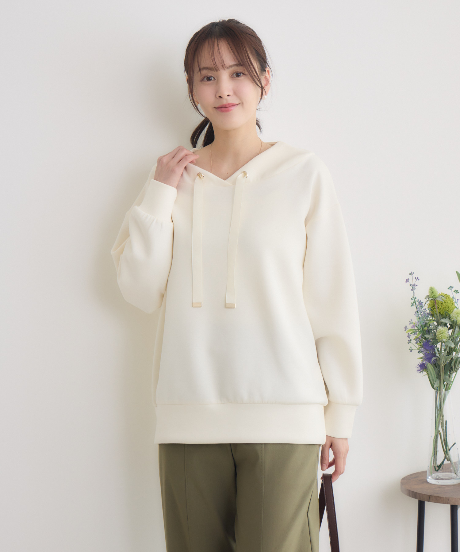 スフレタッチダンボールニットプルオーバー | IKG crossing