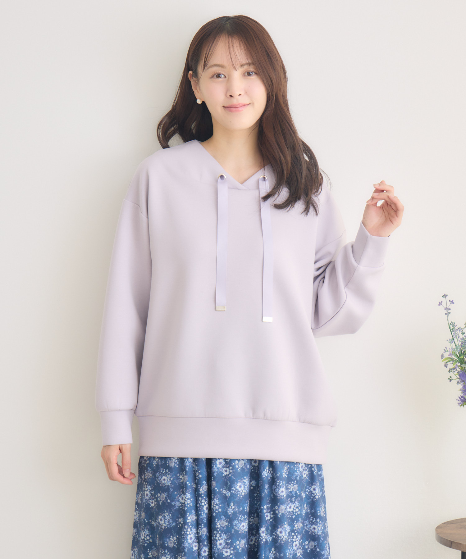 スフレタッチダンボールニットプルオーバー | IKG crossing