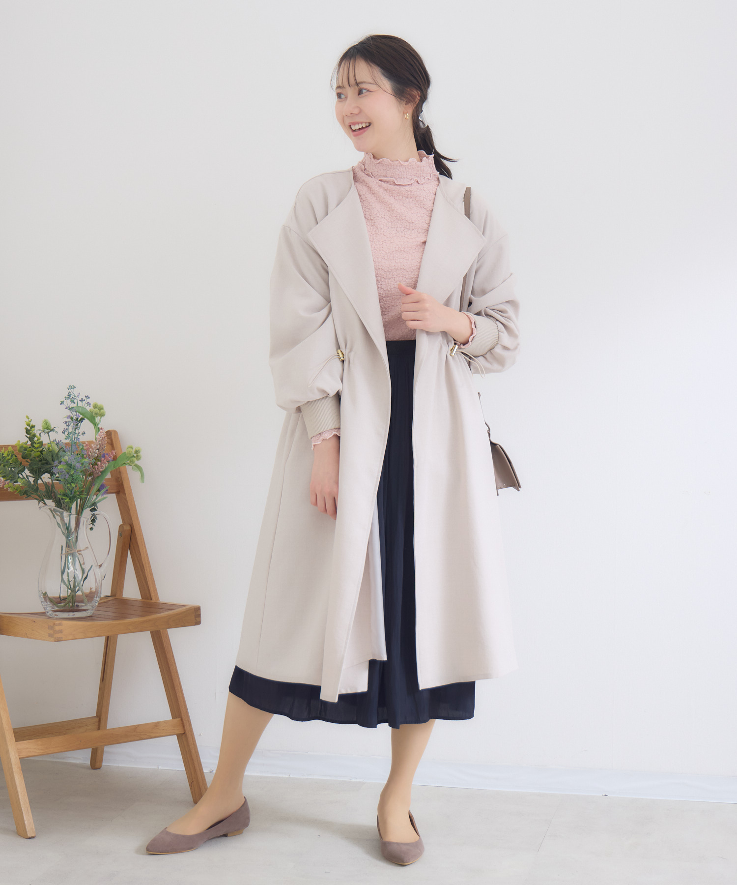 タンブラーオックスノーカラーコート | IKG crossing