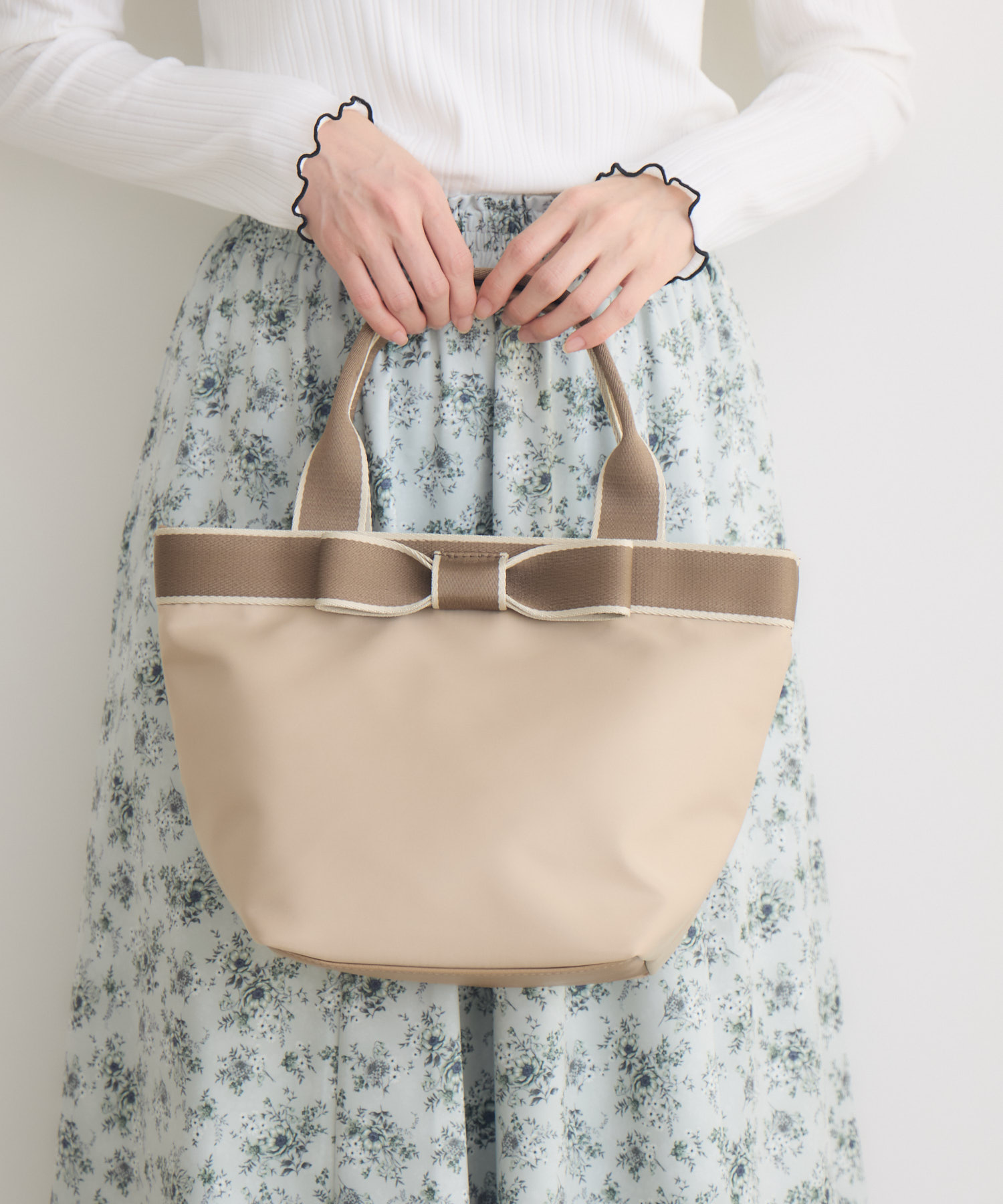 WEB限定 リボンモチーフトートバッグ | IKG crossing