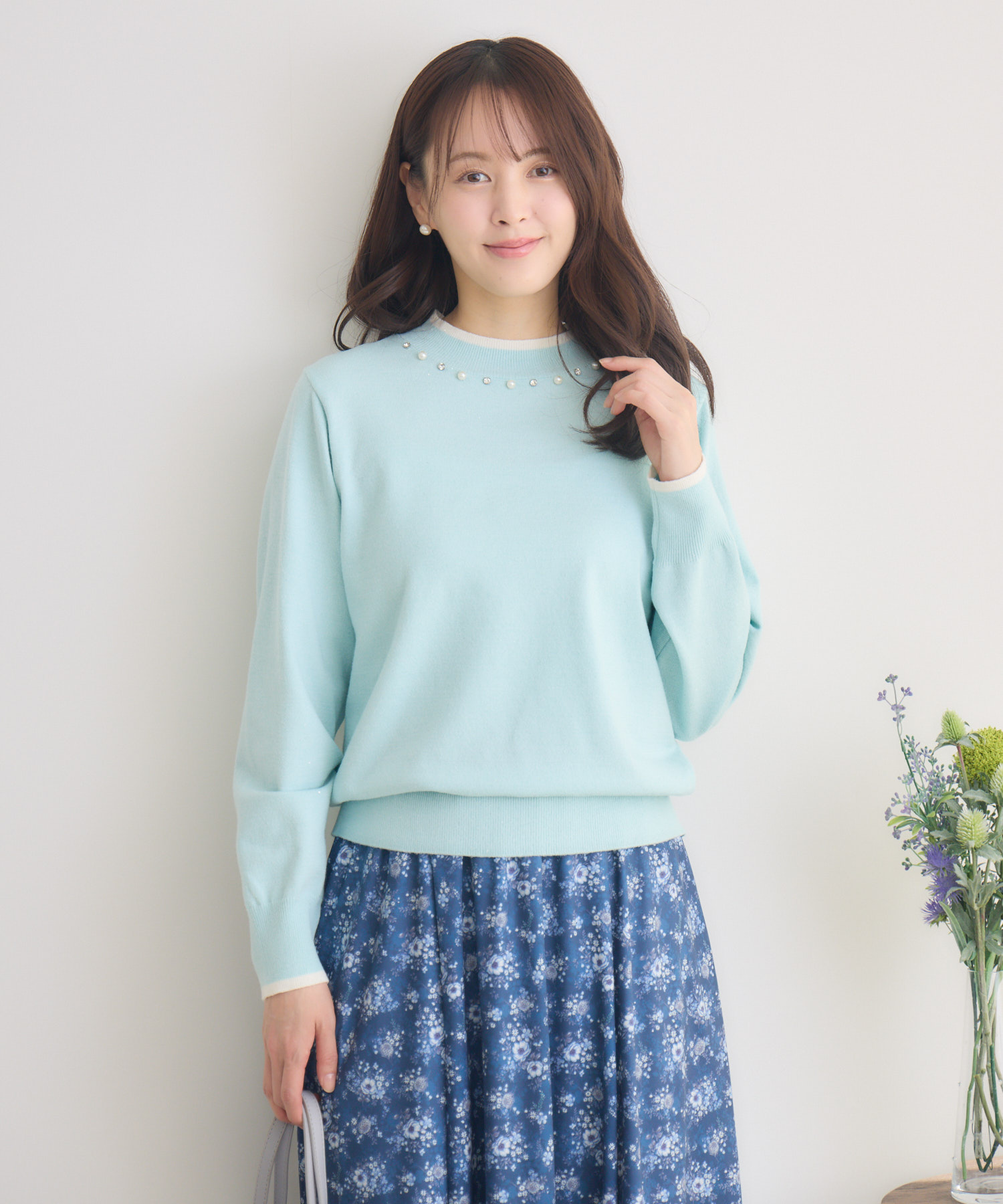 スパンコール天竺ニットプルオーバー | IKG crossing