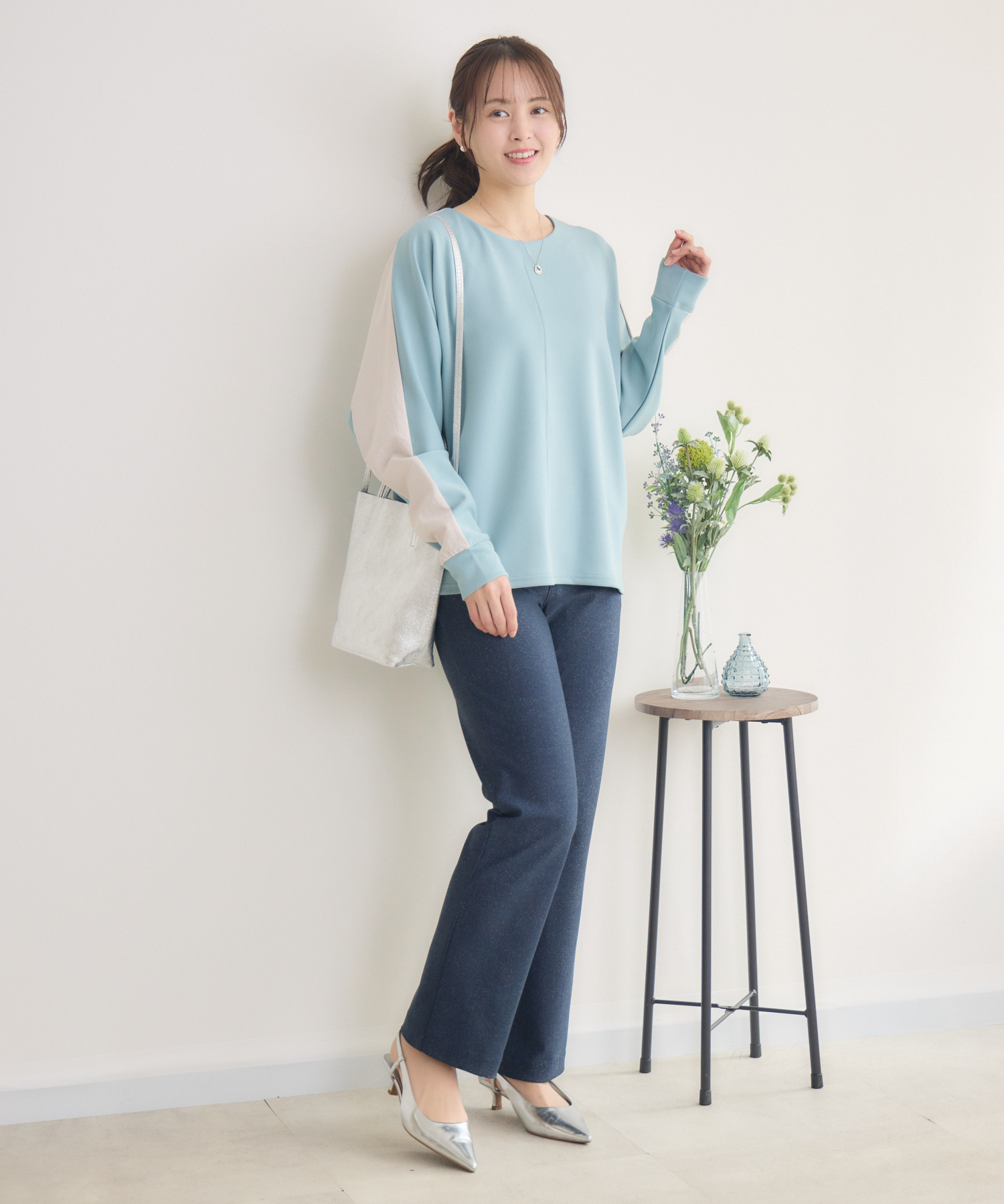 MADE IN JAPAN】デニムプリントハイテンションパンツ | IKG crossing