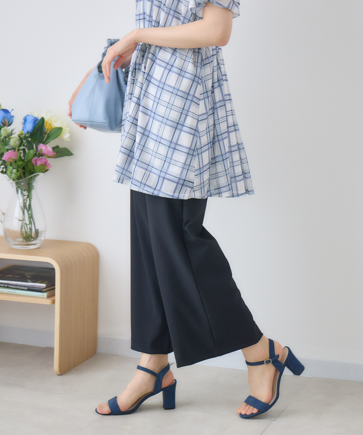 日本製・日本素材】シェルタリングハイテンションワイドパンツ | IKG