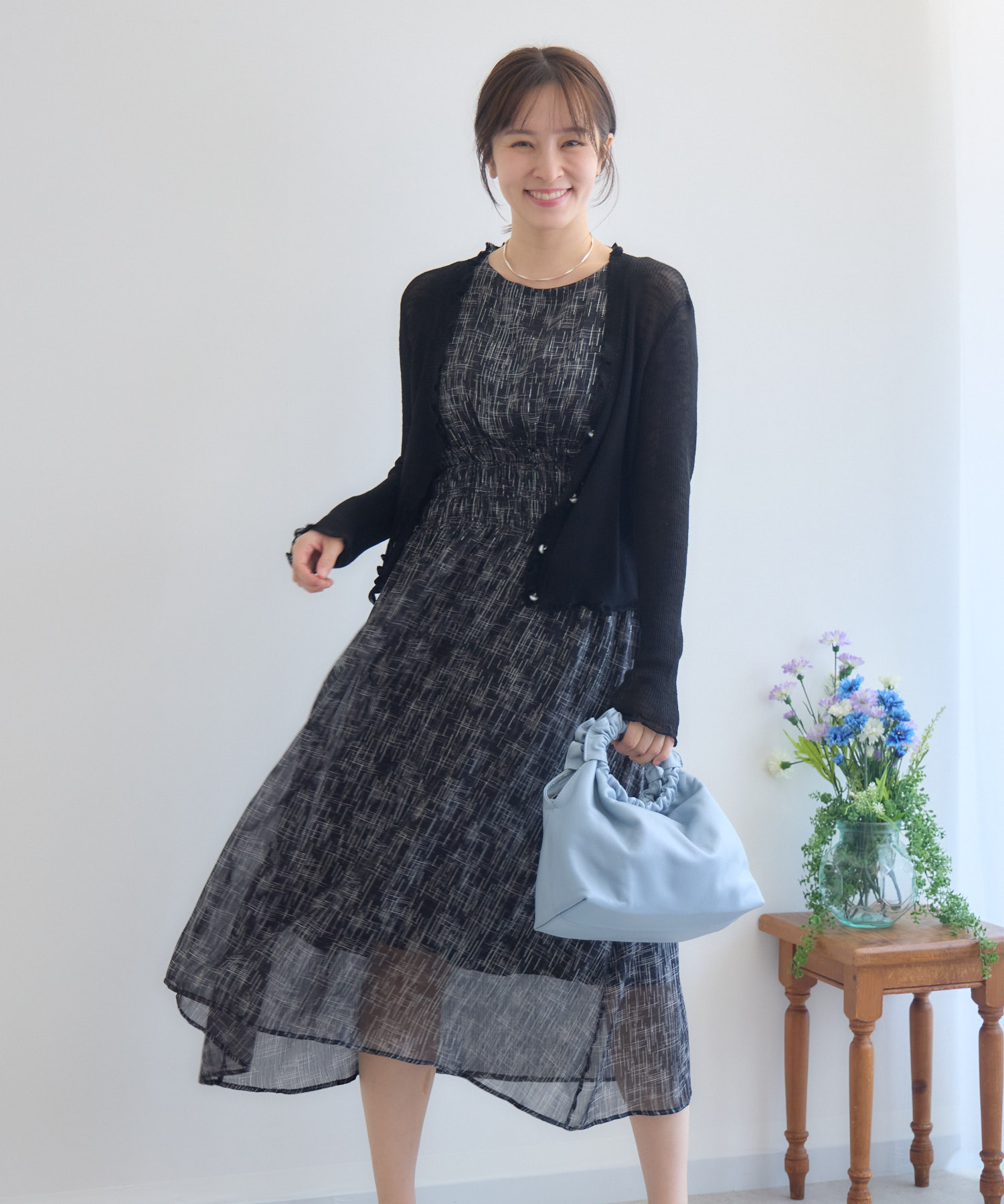 MARIHA ワンピース　ウエストシャーリング　カーキベージュ N2832 カラバリ豊富】ウエストシャーリングワンピース | IKG crossing