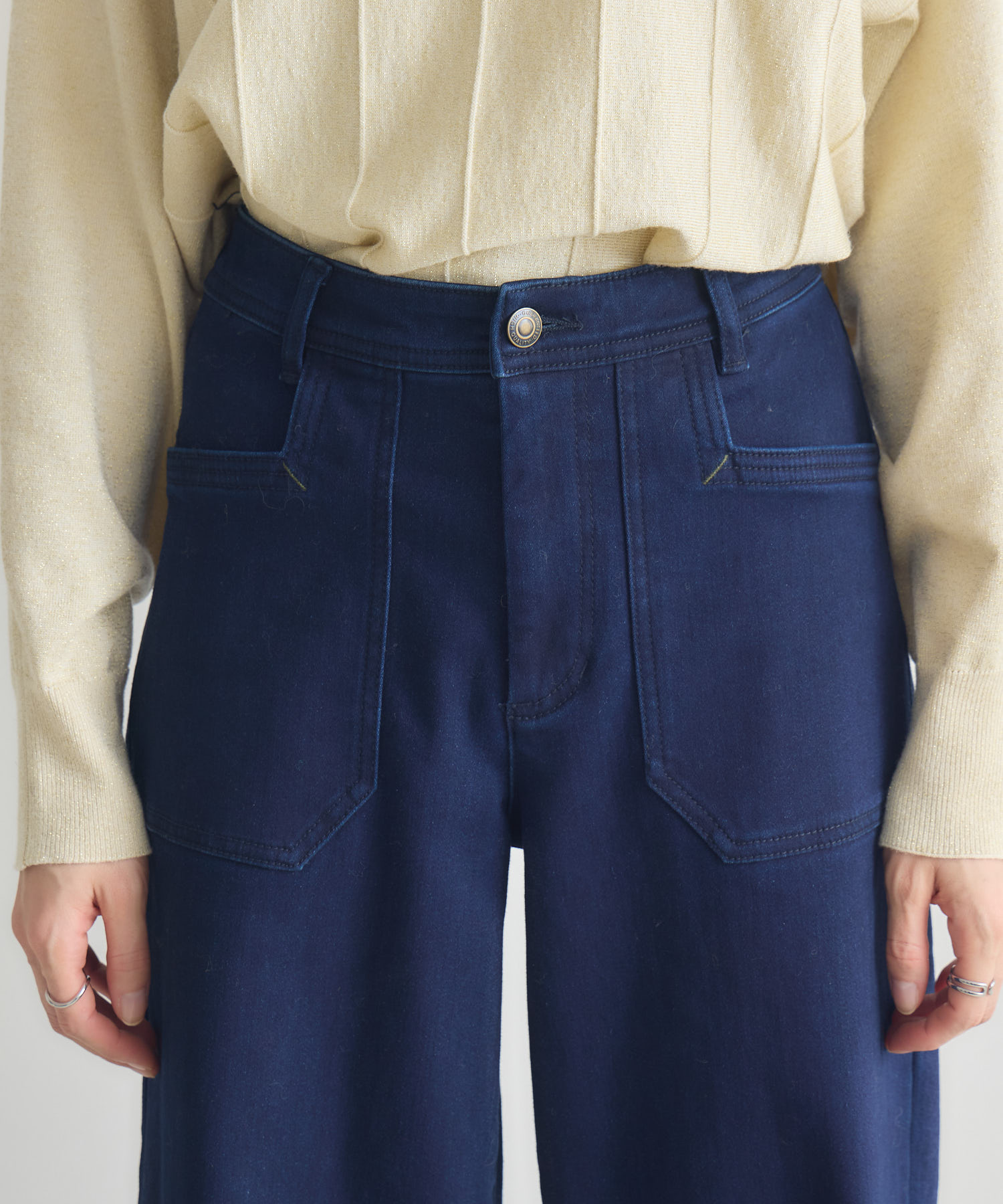 両起毛デニムワイドパンツ / KATHARINE ROSS | IKG crossing