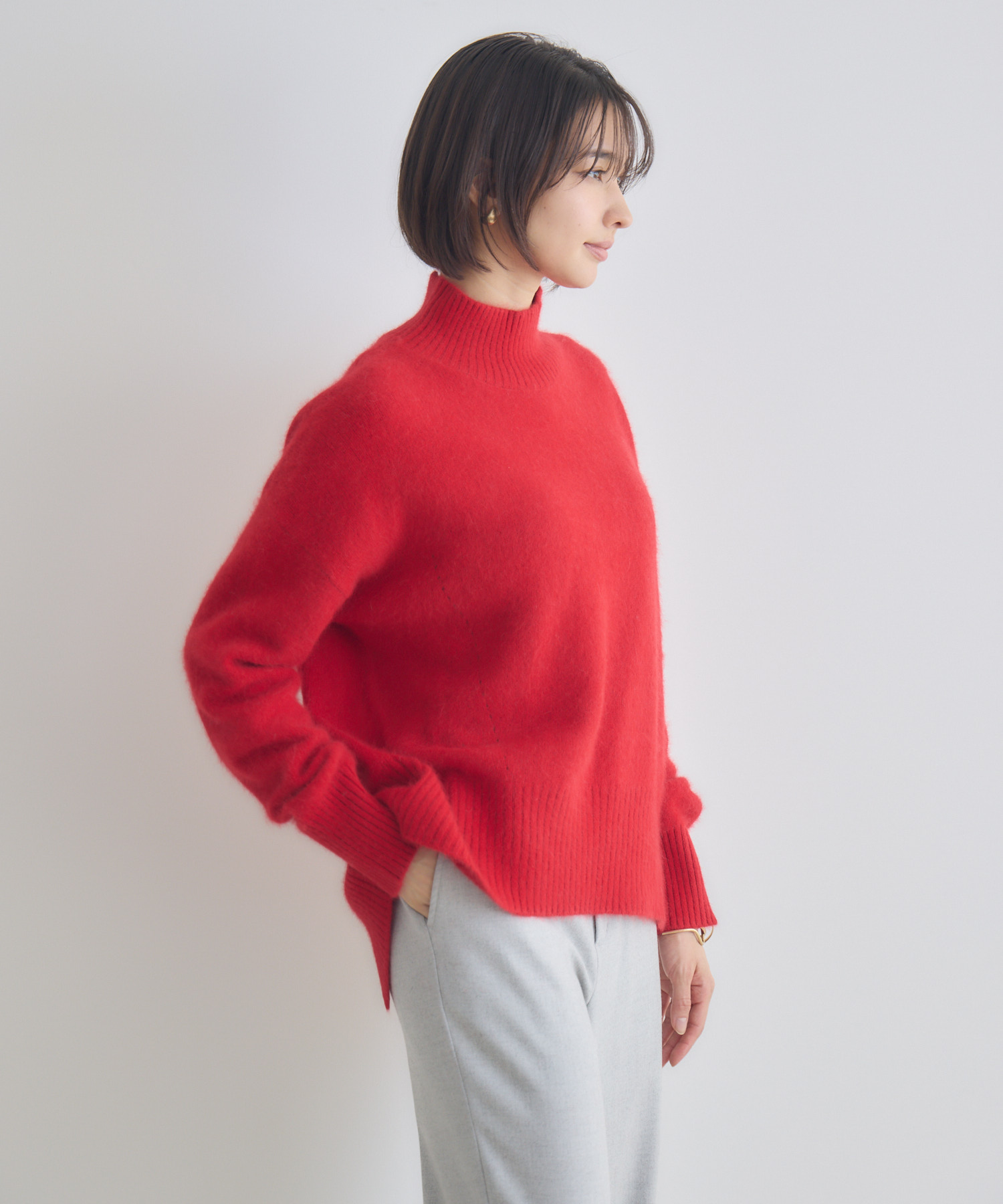 12Gラクーン混ハイネック / KATHARINE ROSS | IKG crossing