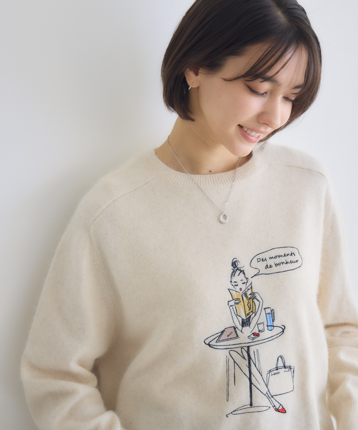 ラクーン混刺繍プルオーバー / KATHARINE ROSS | IKG crossing