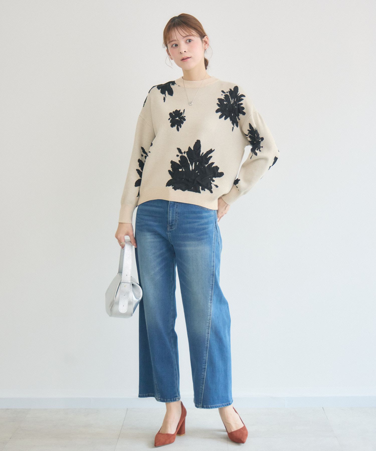 裏毛起毛デニム3Dパンツ / KATHARINE ROSS | IKG crossing