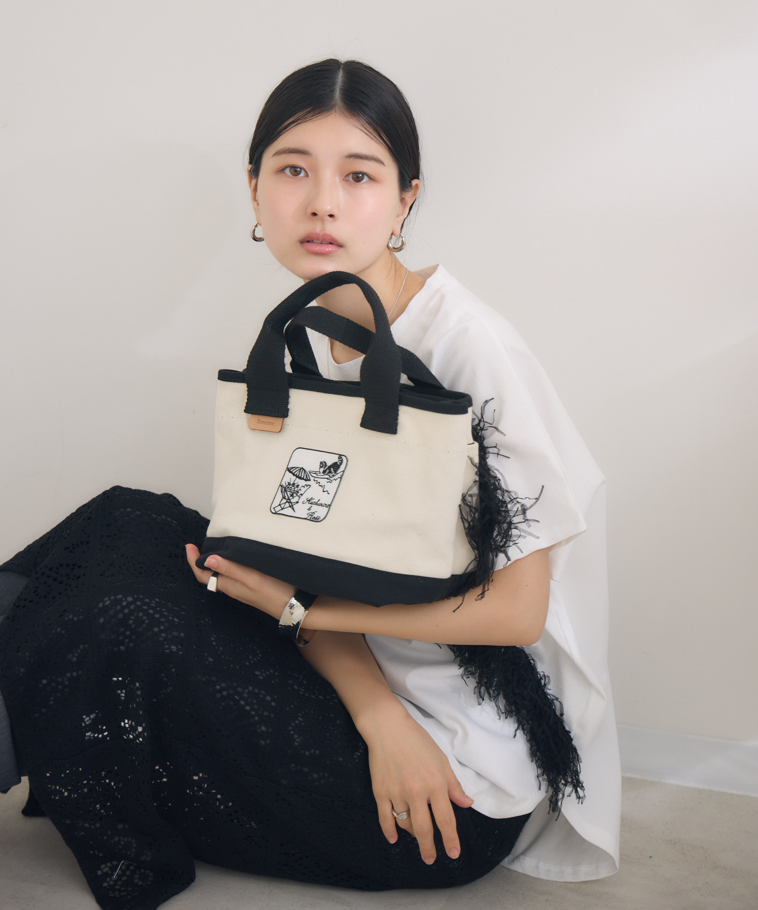 残りわずか】【キャサリンちゃんロスくん】ミニトートバッグ