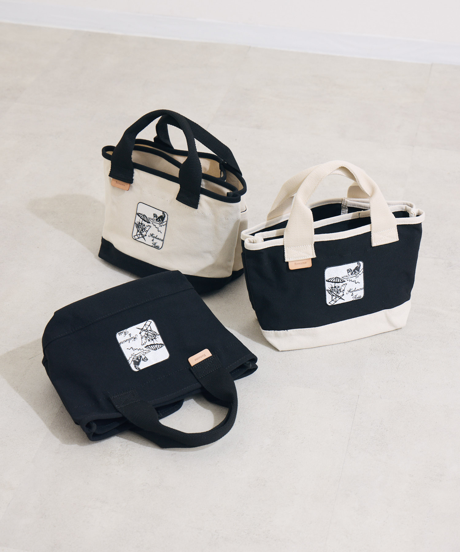 残りわずか】【キャサリンちゃんロスくん】ミニトートバッグ