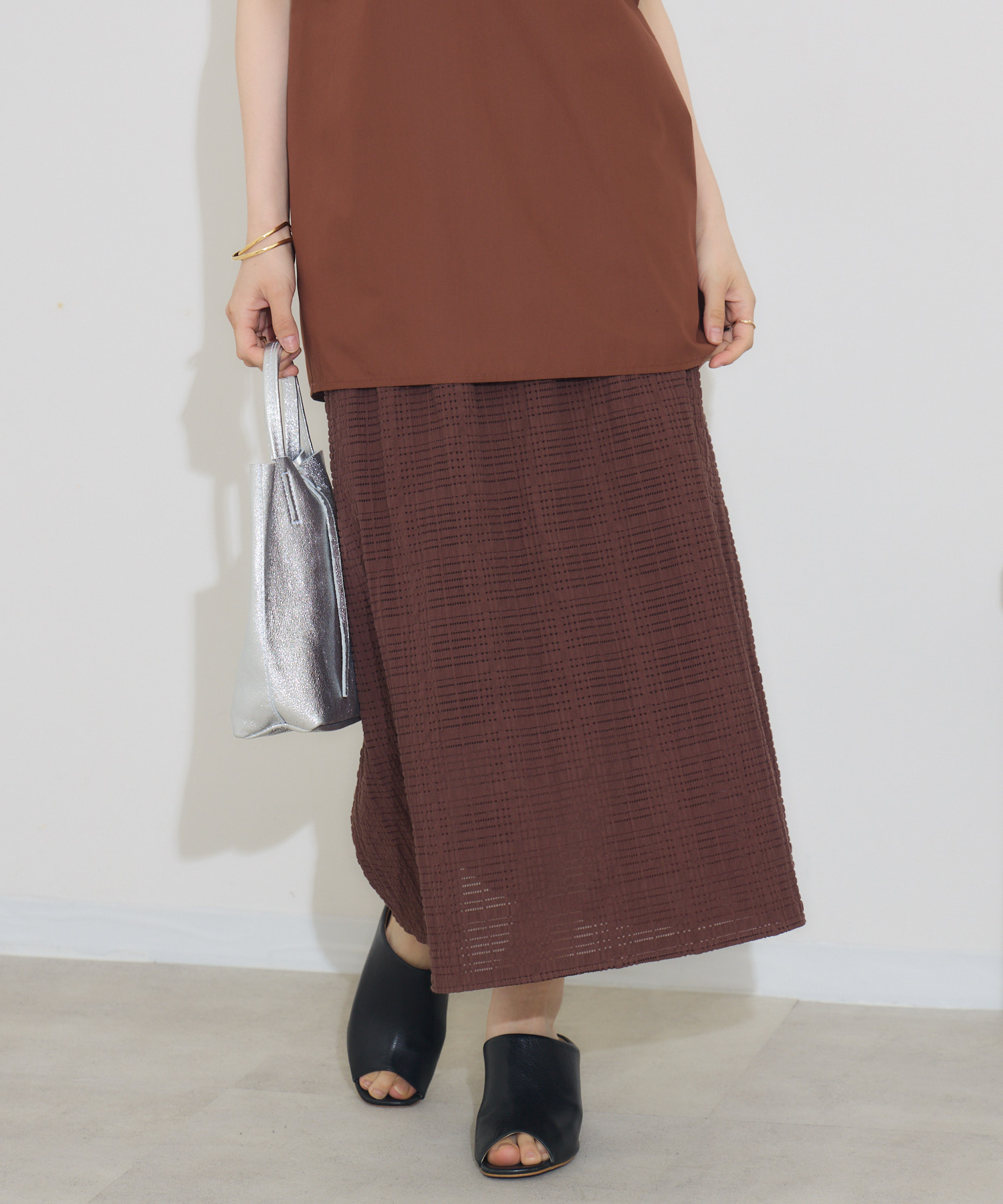 洗濯機洗い可】トップス×チェックスカ―ト SET / KATHARINE ROSS | IKG