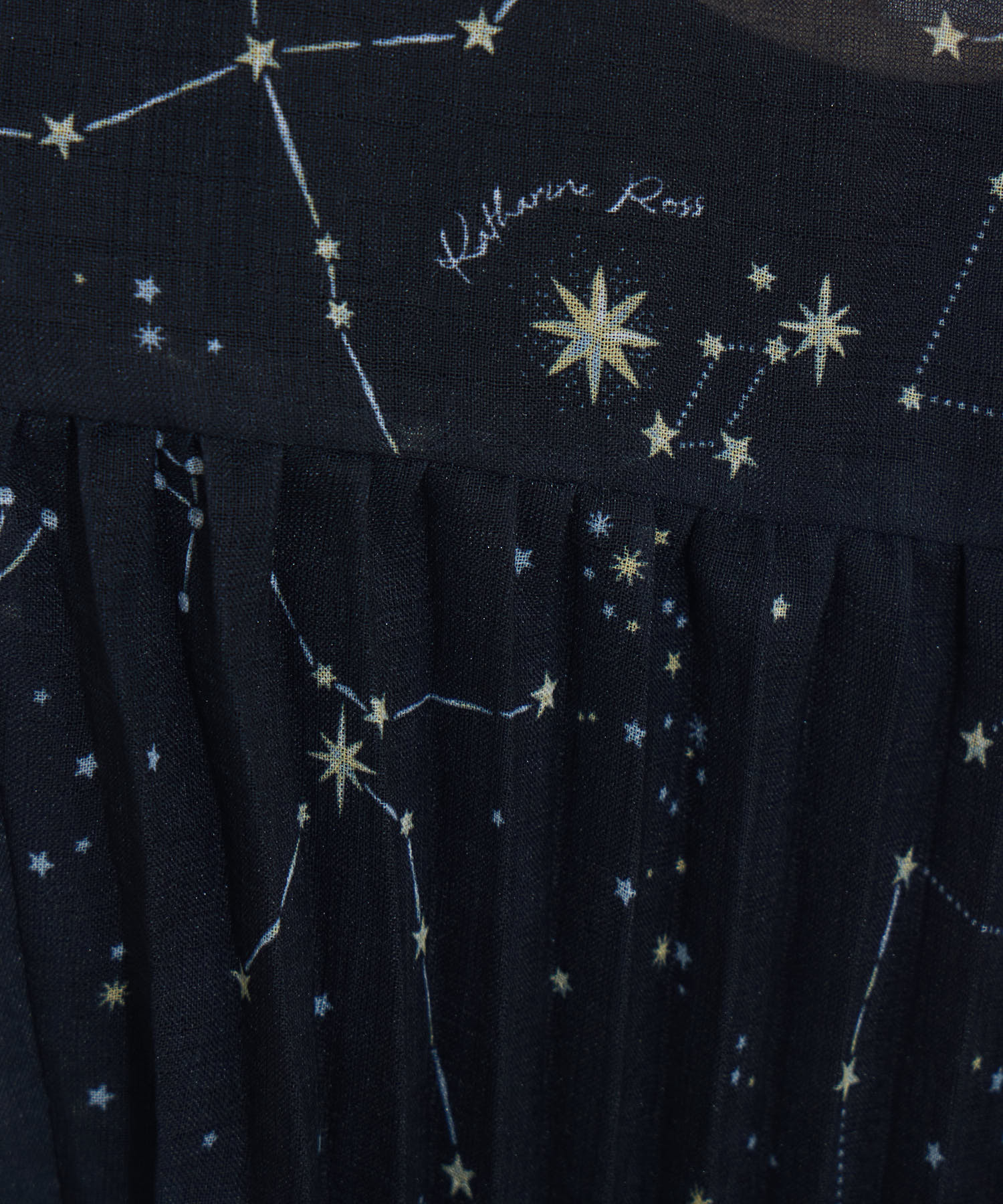 洗濯機洗い可】キャサリンロススタープリントワンピース / KATHARINE