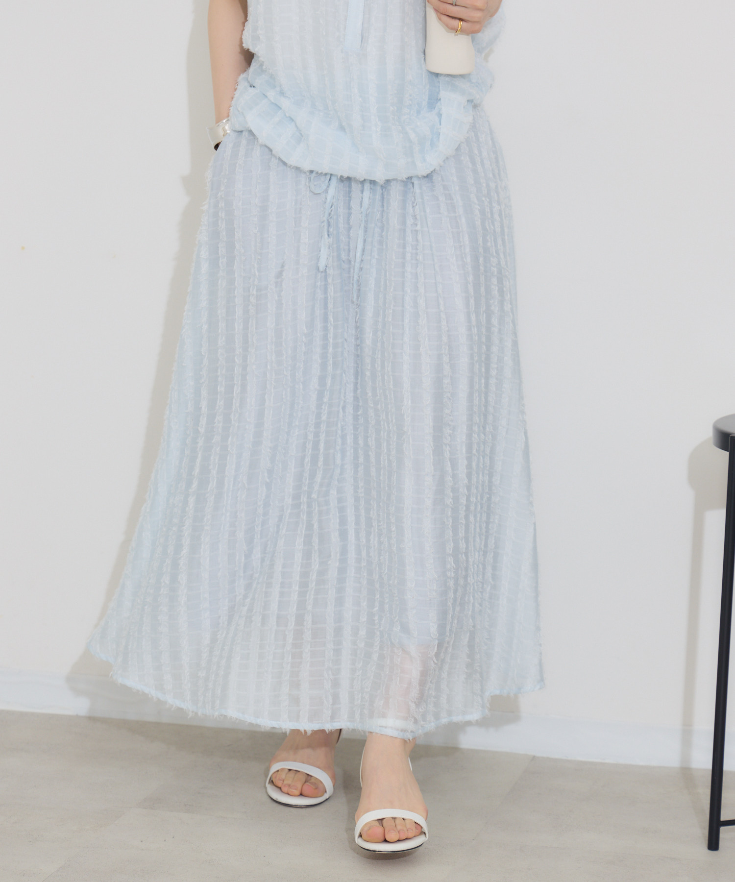 残りわずか】ストライプカットドビースカート / KATHARINE ROSS | IKG