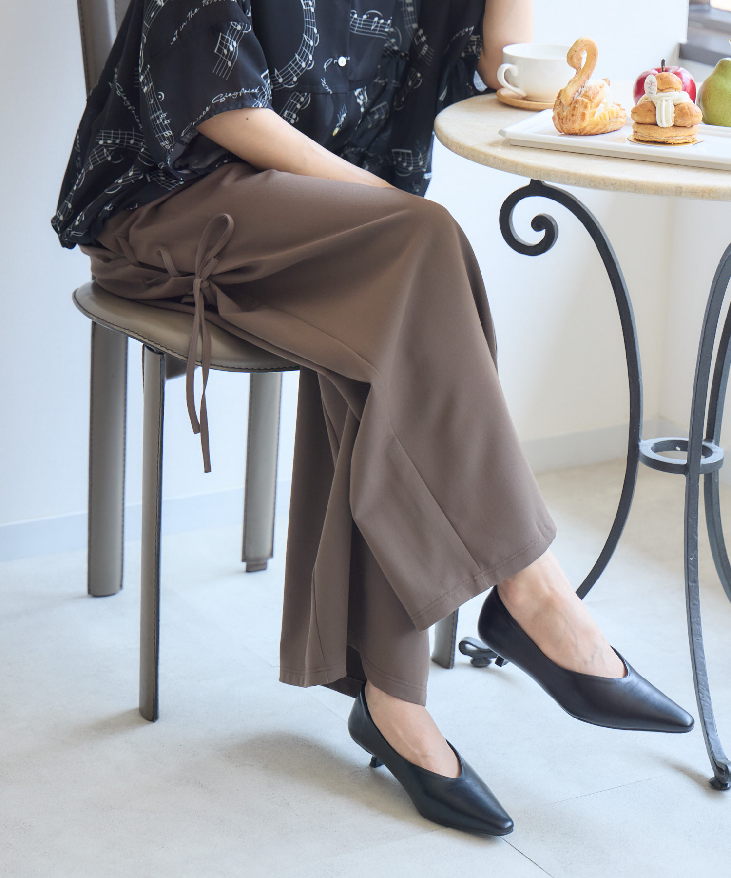 パンツ Katie Perfectwhitetee Loop Terry Pants In Blue | ModeSens