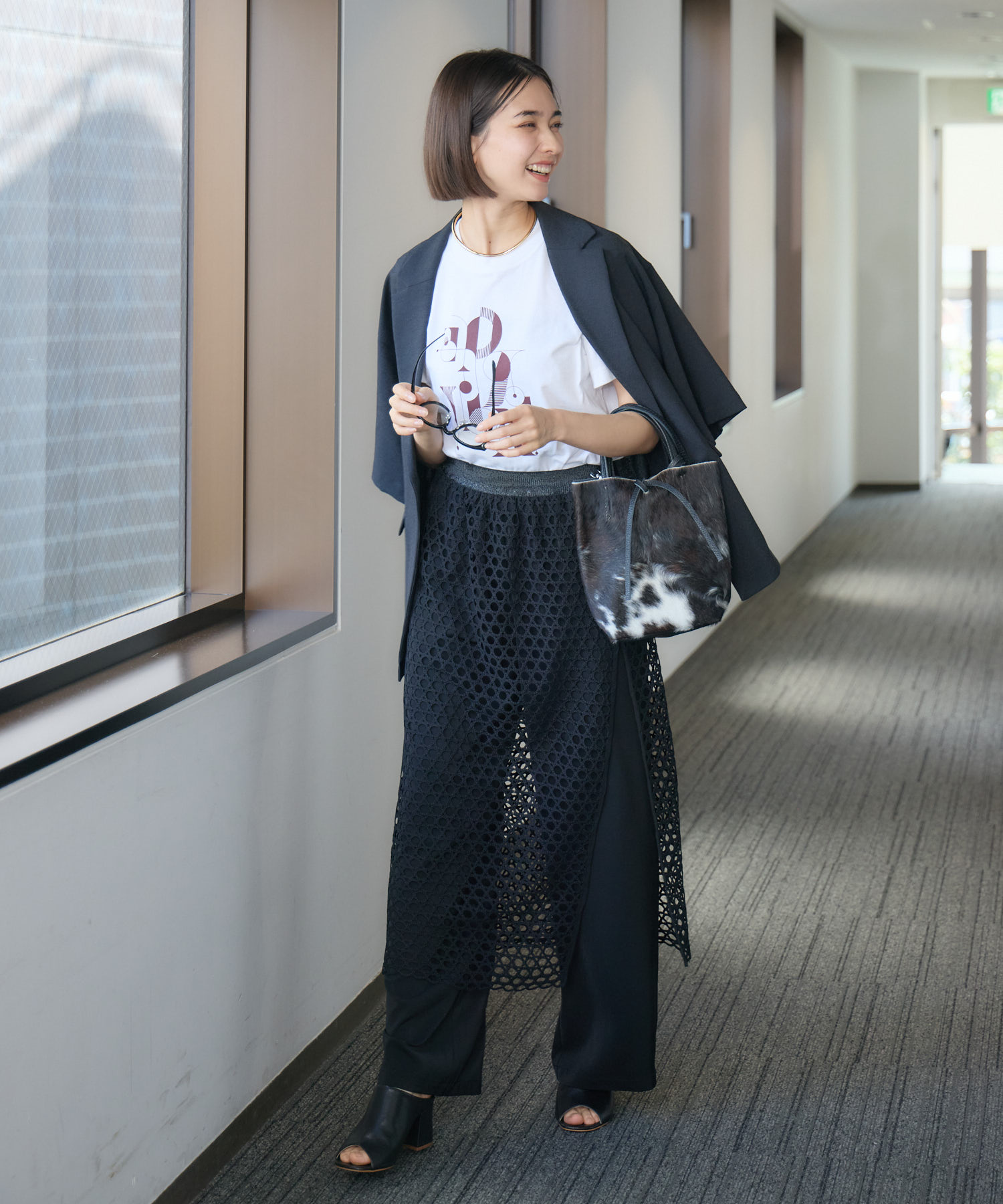 レースレイヤードパンツ / Pillini | IKG crossing