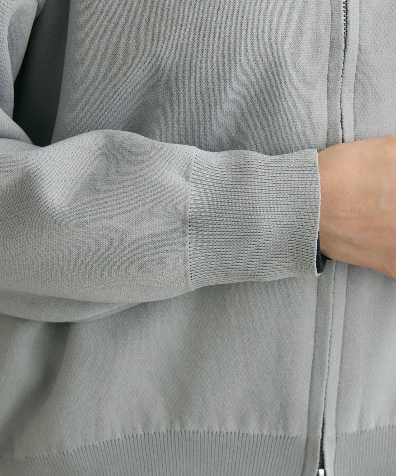 スウェットライクWZIPカーディガン / Pillini | IKG crossing