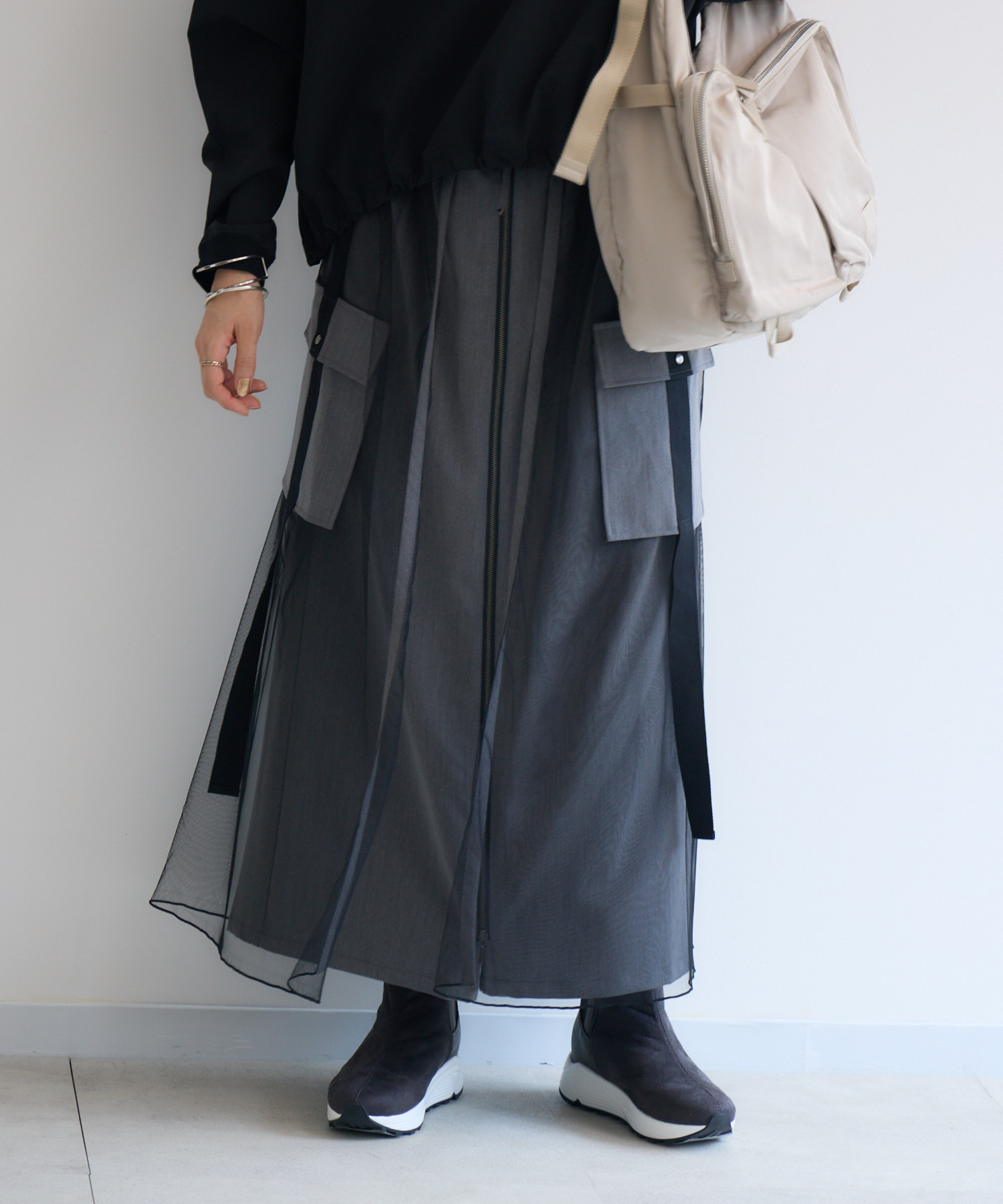 メッシュワークZIPパンツ / Pillini | IKG crossing