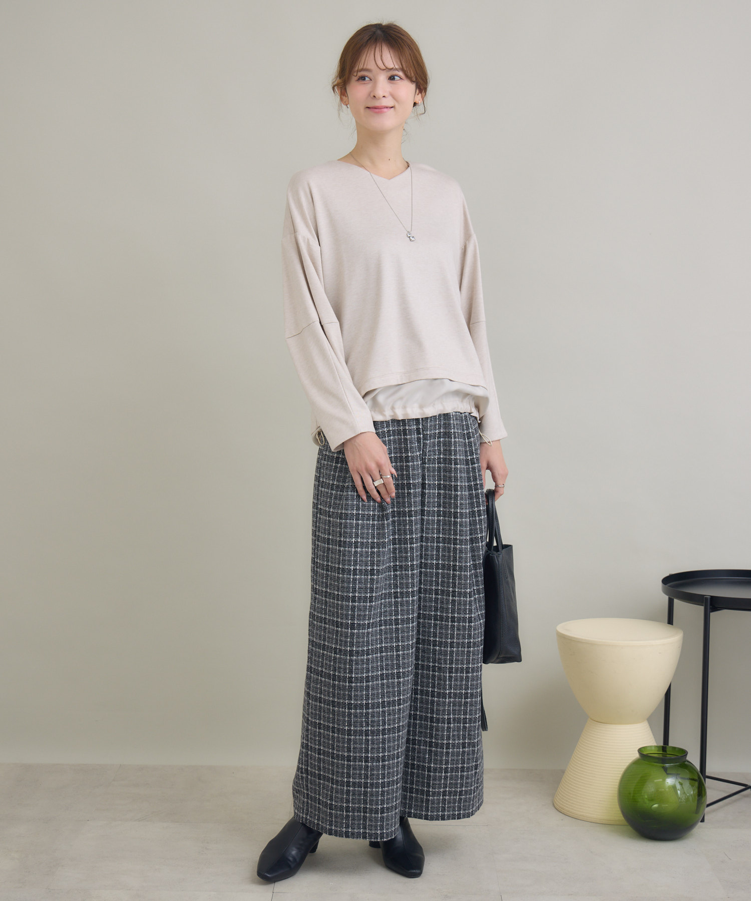 ツイードチェックパンツ / Pillini | IKG crossing