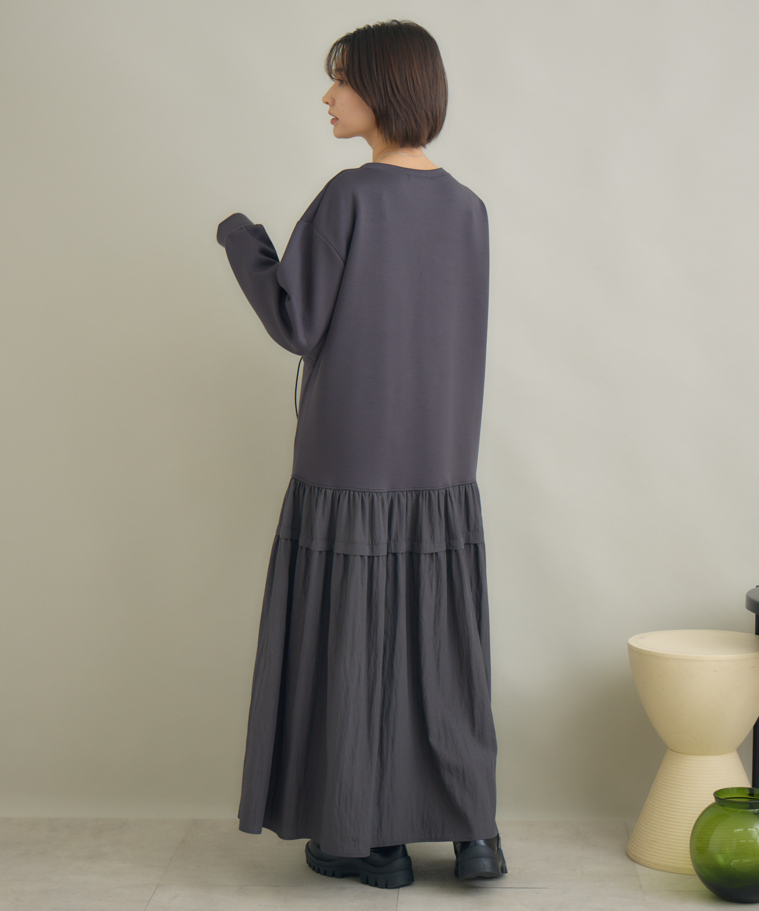 ウエストドロストドッキングワンピース / Pillini | IKG crossing