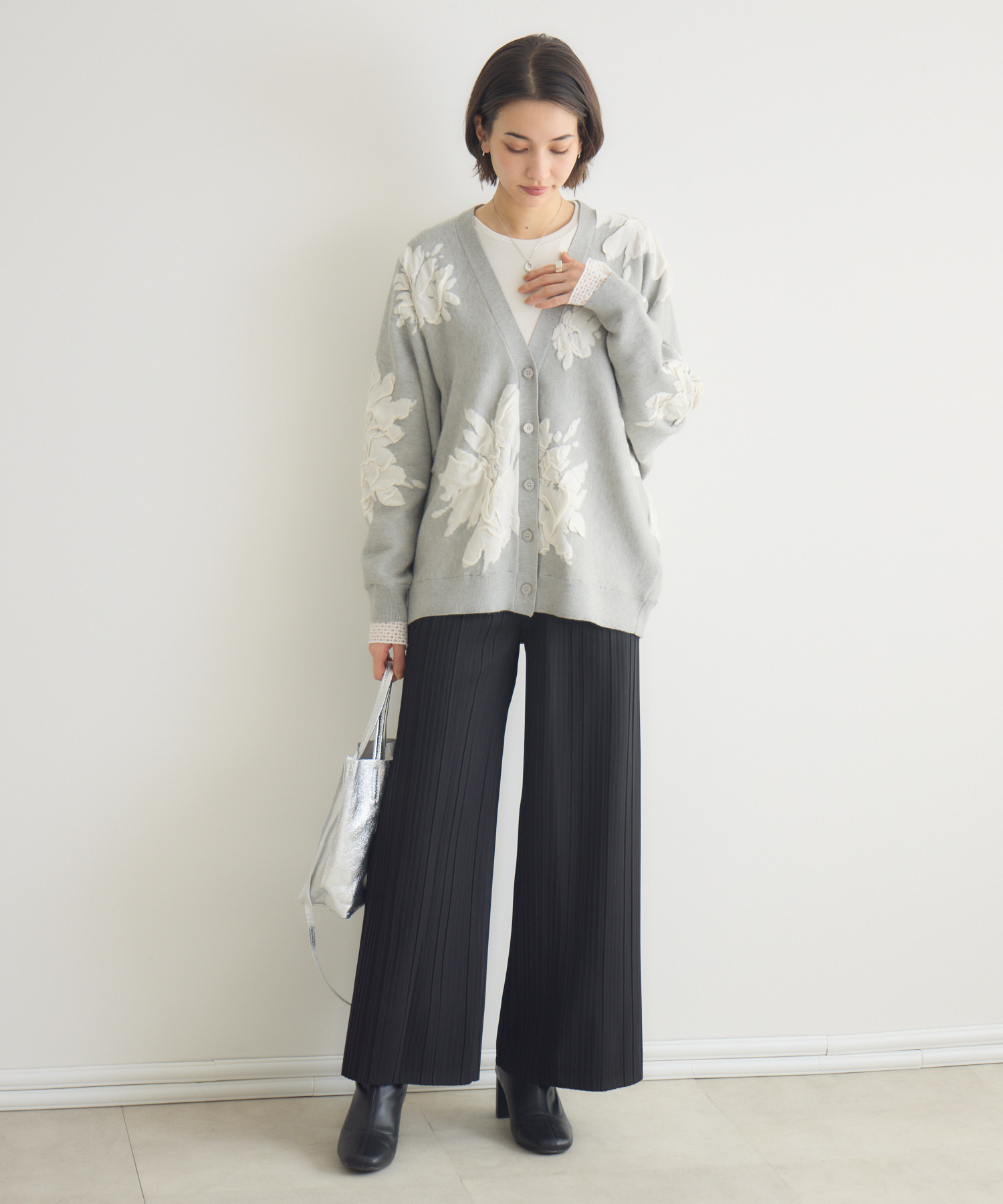 裏微起毛プリーツパンツ / Pillini | IKG crossing