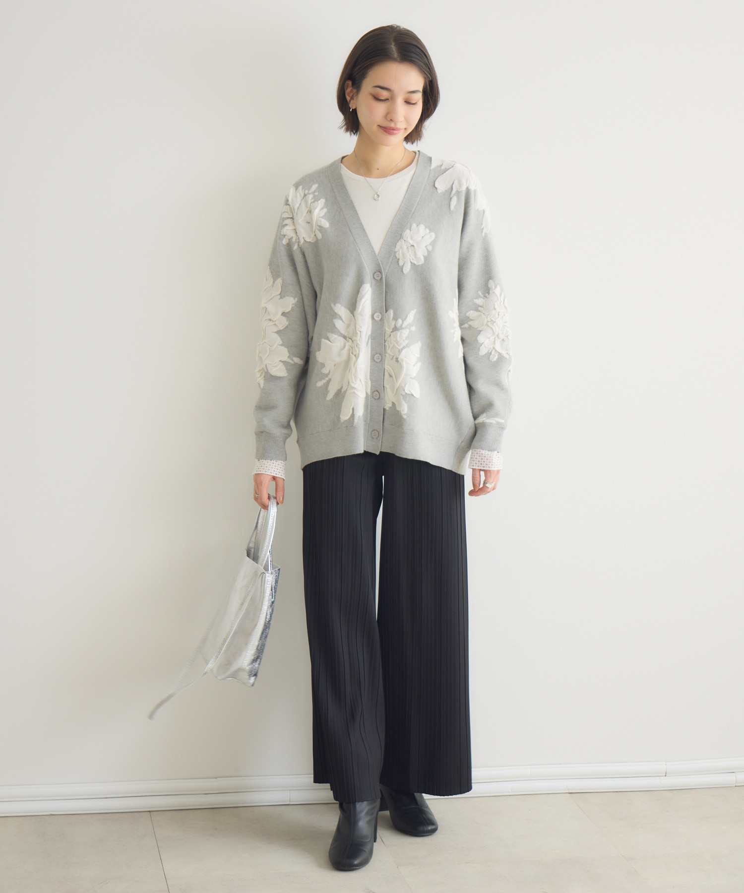 裏微起毛プリーツパンツ / Pillini | IKG crossing