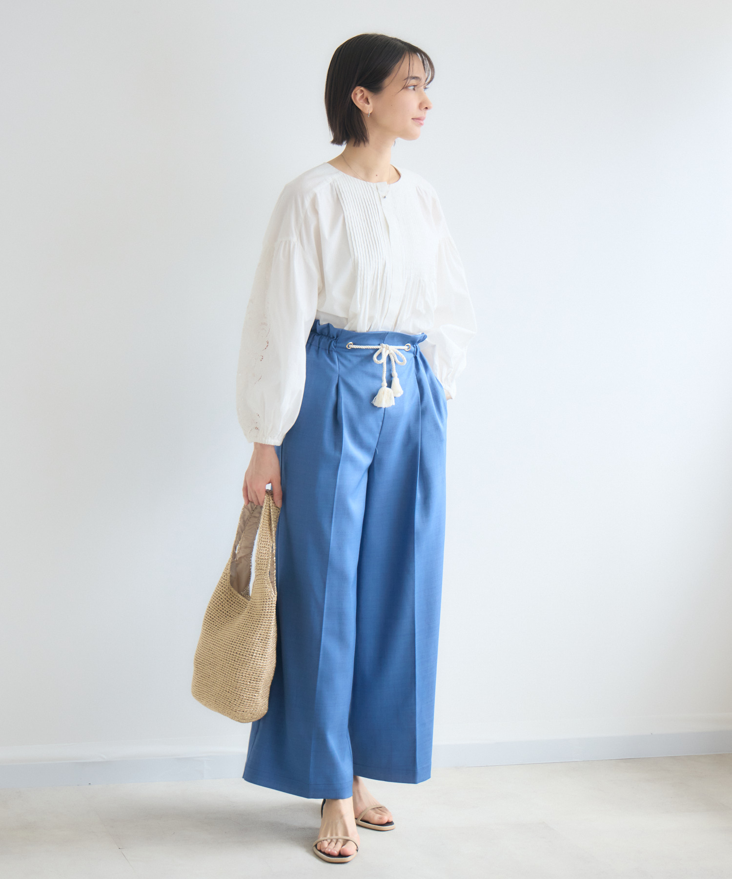 kkiiyyoos.f.c × SEE SEE × 1LDK ワイドパンツ 残りわずか】ロープワイドパンツ / Pillini | IKG crossing