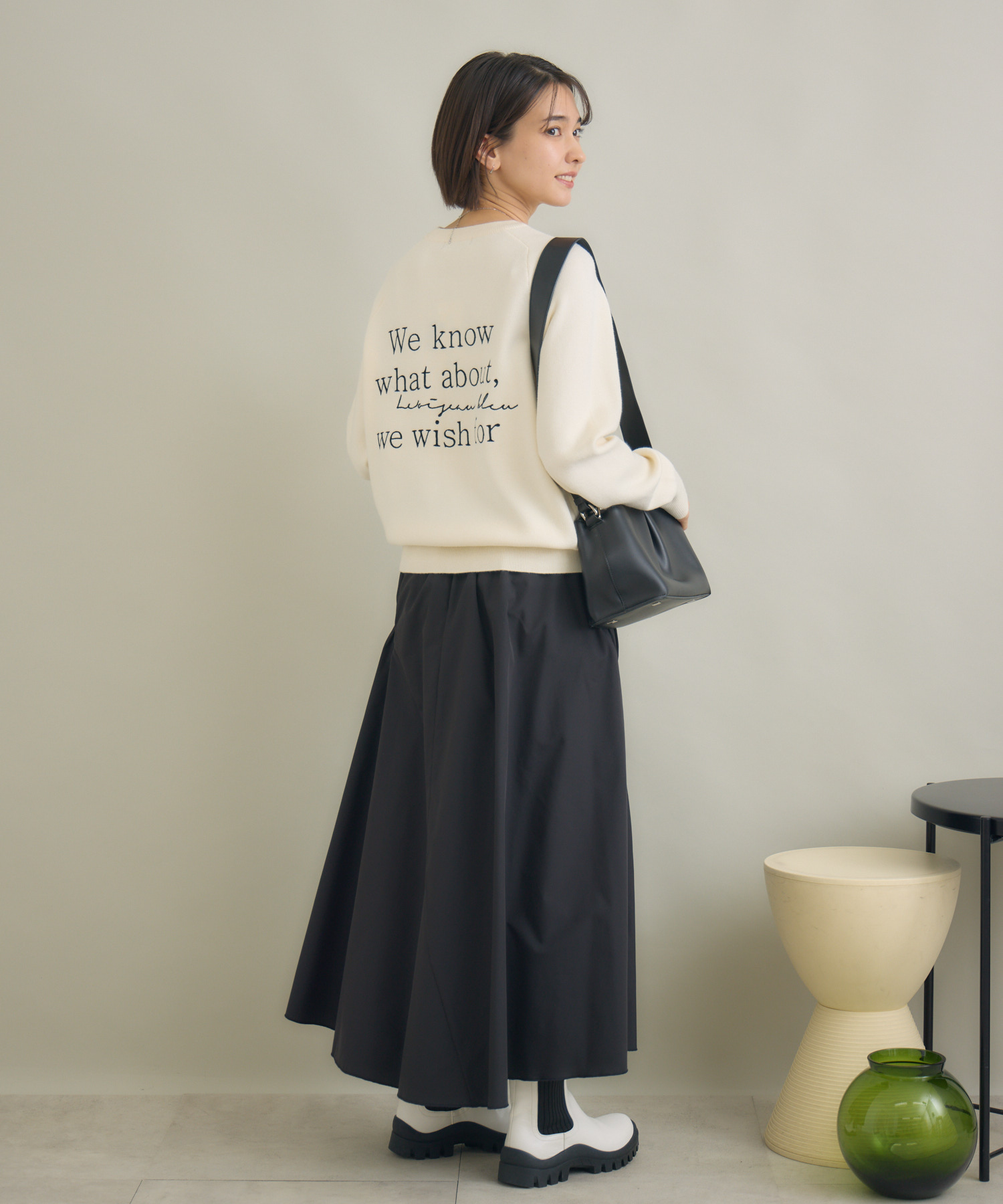 イレギュラーギャザースカート / KATHARINE ROSS | IKG crossing