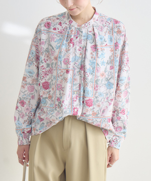 リバイバルアロマプリントブラウス / KATHARINE ROSS | IKG crossing
