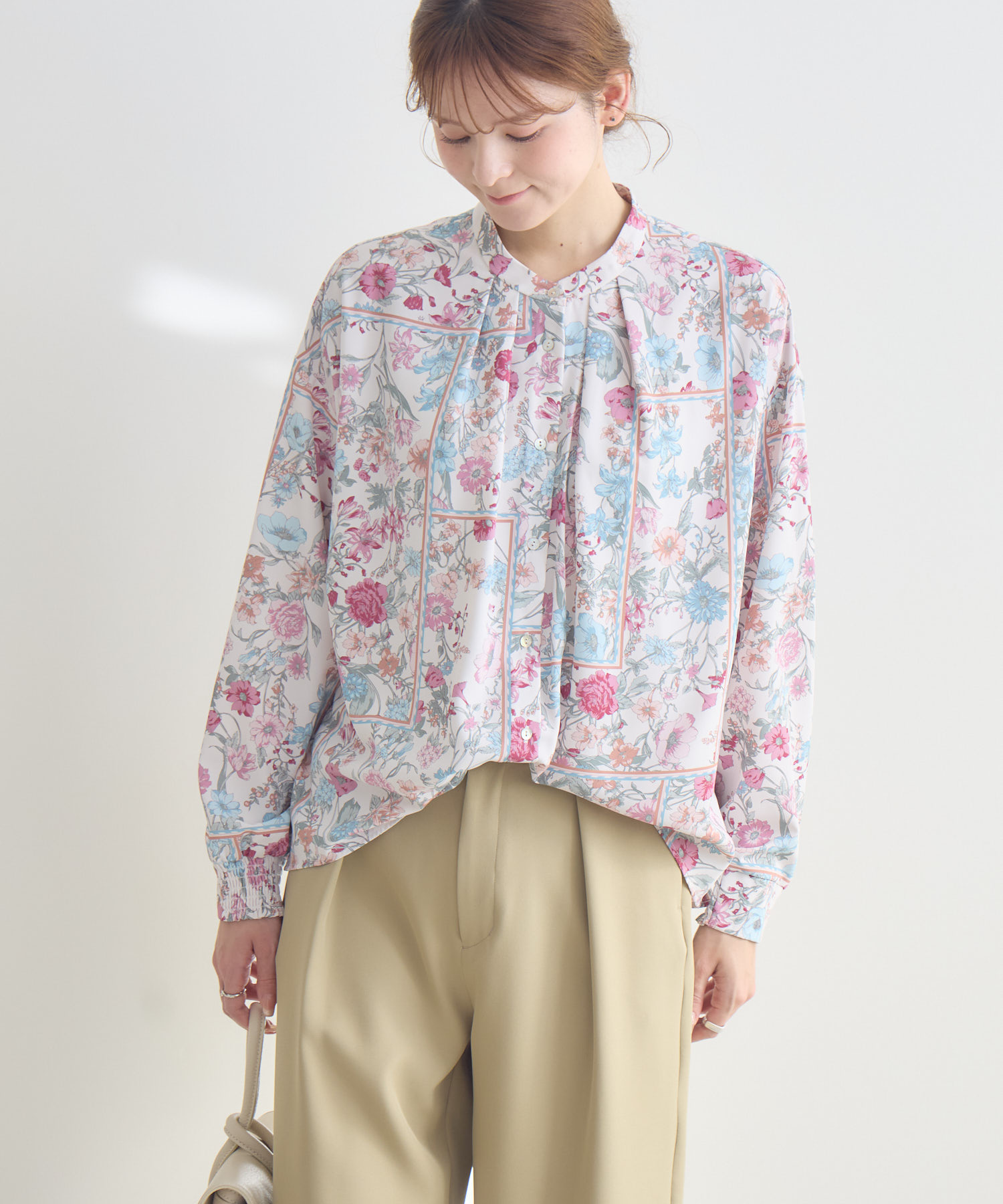 リバイバルアロマプリントブラウス / KATHARINE ROSS | IKG crossing