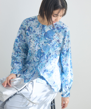 MADE IN JAPAN】PUNKPOSY プリントブラウスMade With Liberty Fabrics