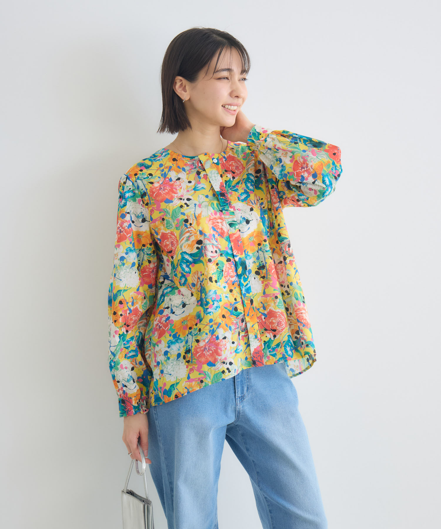 MADE IN JAPAN】LIBERTY PUNKPOSY プリントブラウス / KATHARINE ROSS