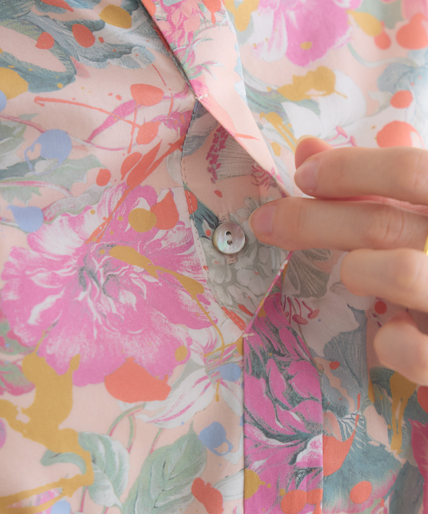 MADE IN JAPAN】PUNKPOSY プリントブラウスMade With Liberty Fabrics 