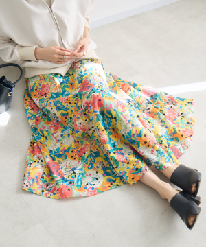 MADE IN JAPAN】LIBERTY PUNKPOSY プリントスカート / KATHARINE ROSS