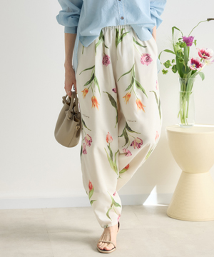 予約】チューリッププリントパンツ / KATHARINEROSS | IKG crossing