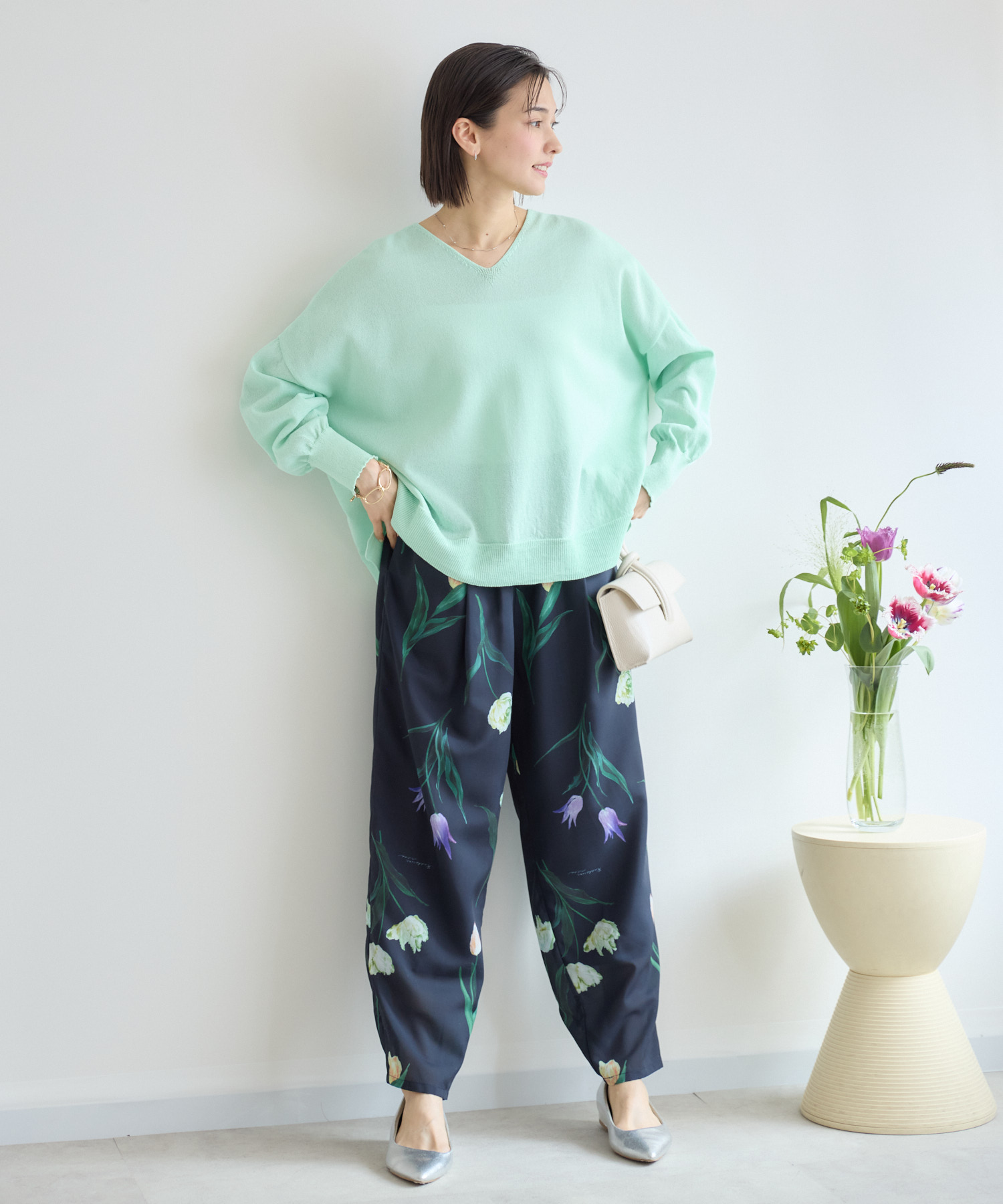 予約】チューリッププリントパンツ / KATHARINEROSS | IKG crossing