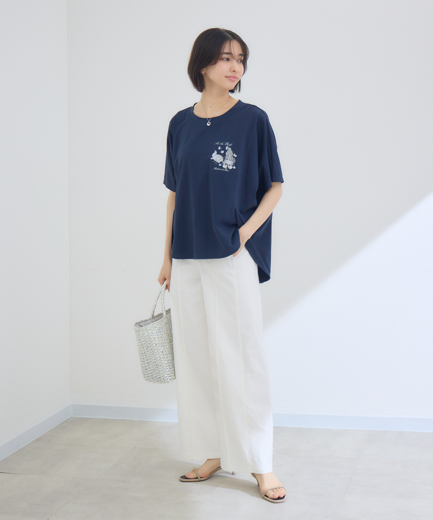 キャサリンちゃんロスくん】ーAt the Parkー embTシャツ / KATHARINE