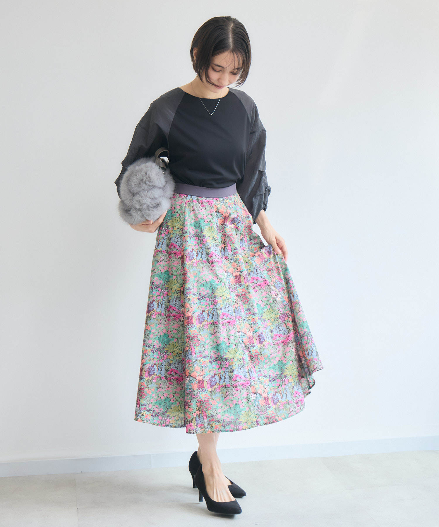 日本製】 LIBERTY FABRICS フレアスカート / KATHARINE ROSS | IKG