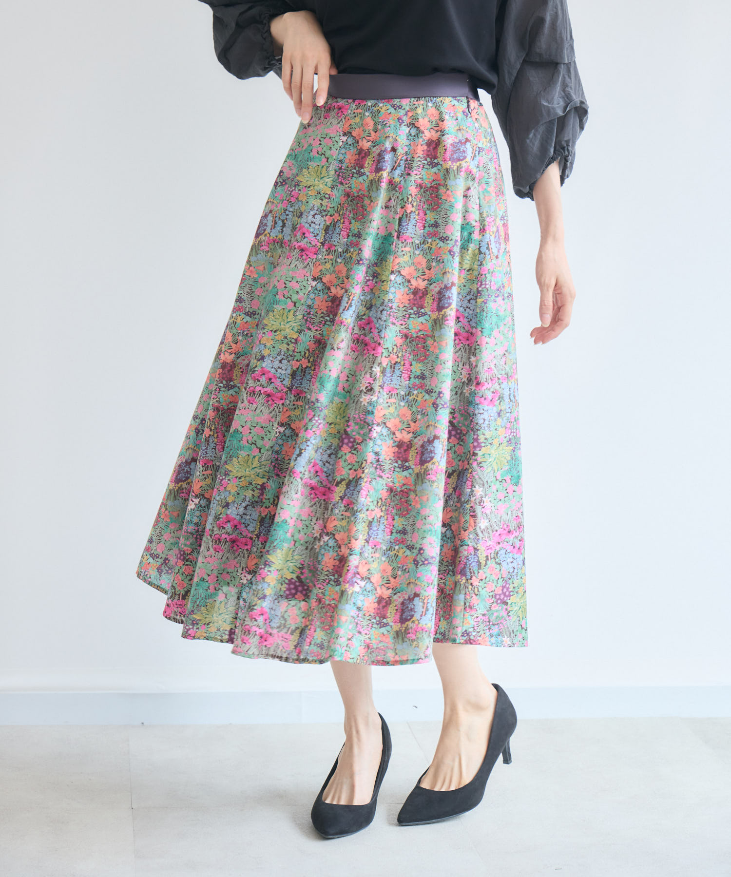 日本製】 LIBERTY FABRICS フレアスカート / KATHARINE ROSS | IKG