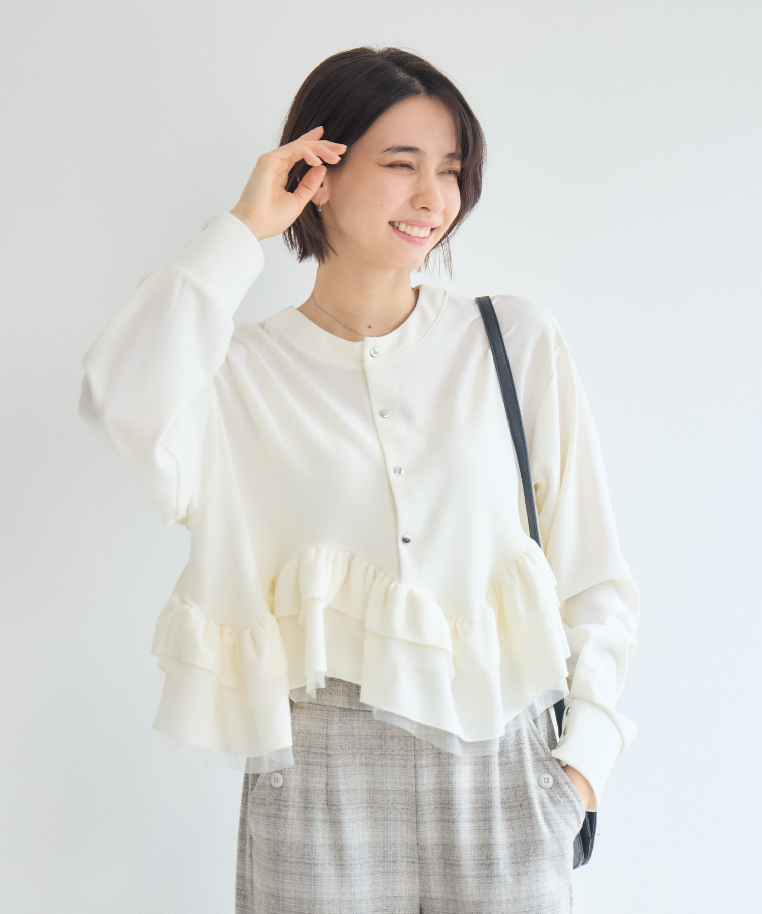 予約】2WAY袖フリルTOPS / Pillini | IKG crossing