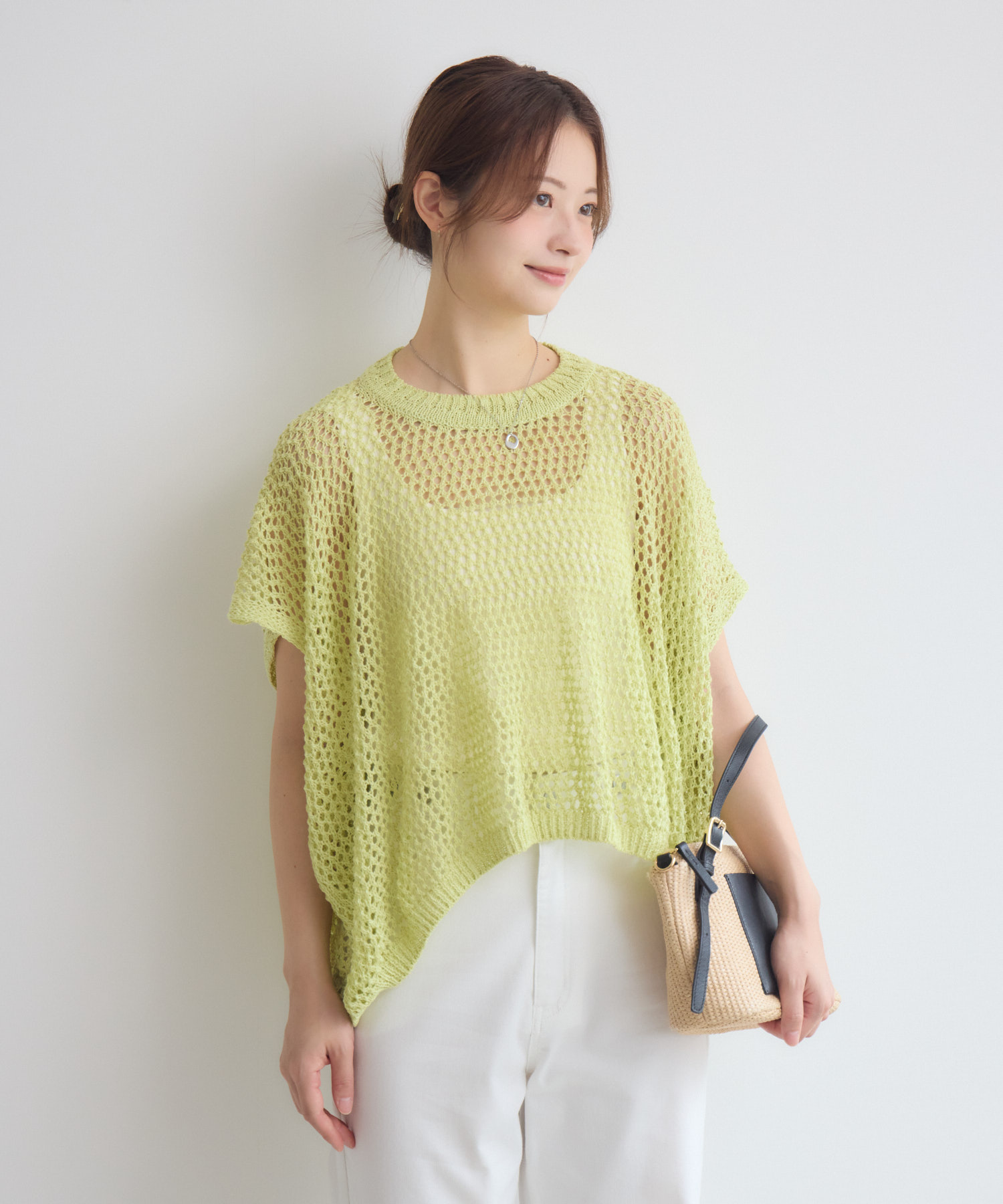 MADE IN JAPAN】【山形ニット】メッシュワイドニット | IKG crossing