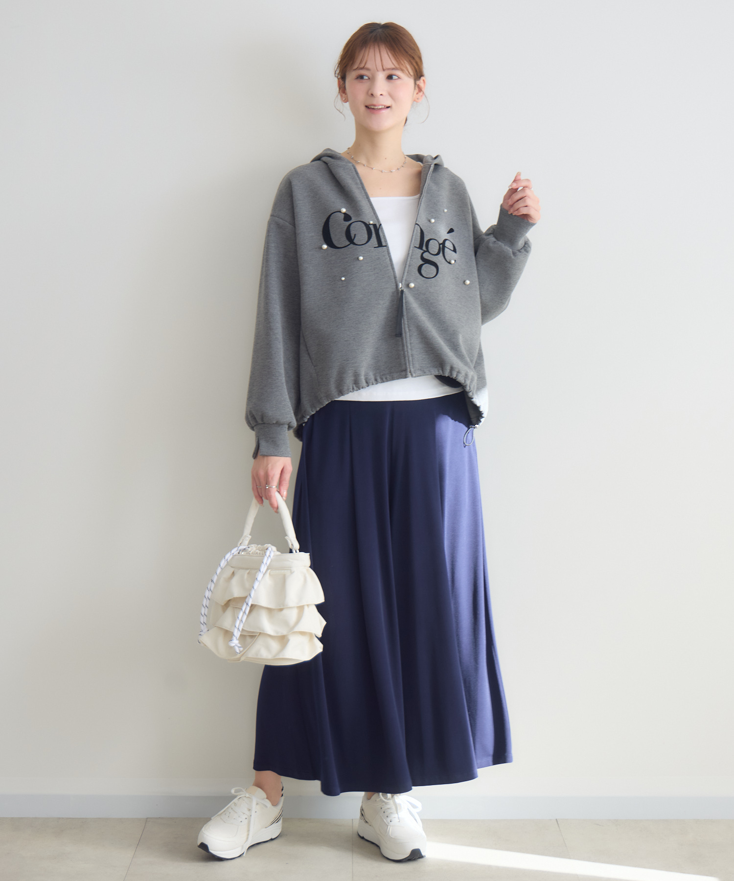 好評につき追加】【選べる2丈】ゆるらくワイドロングパンツ
