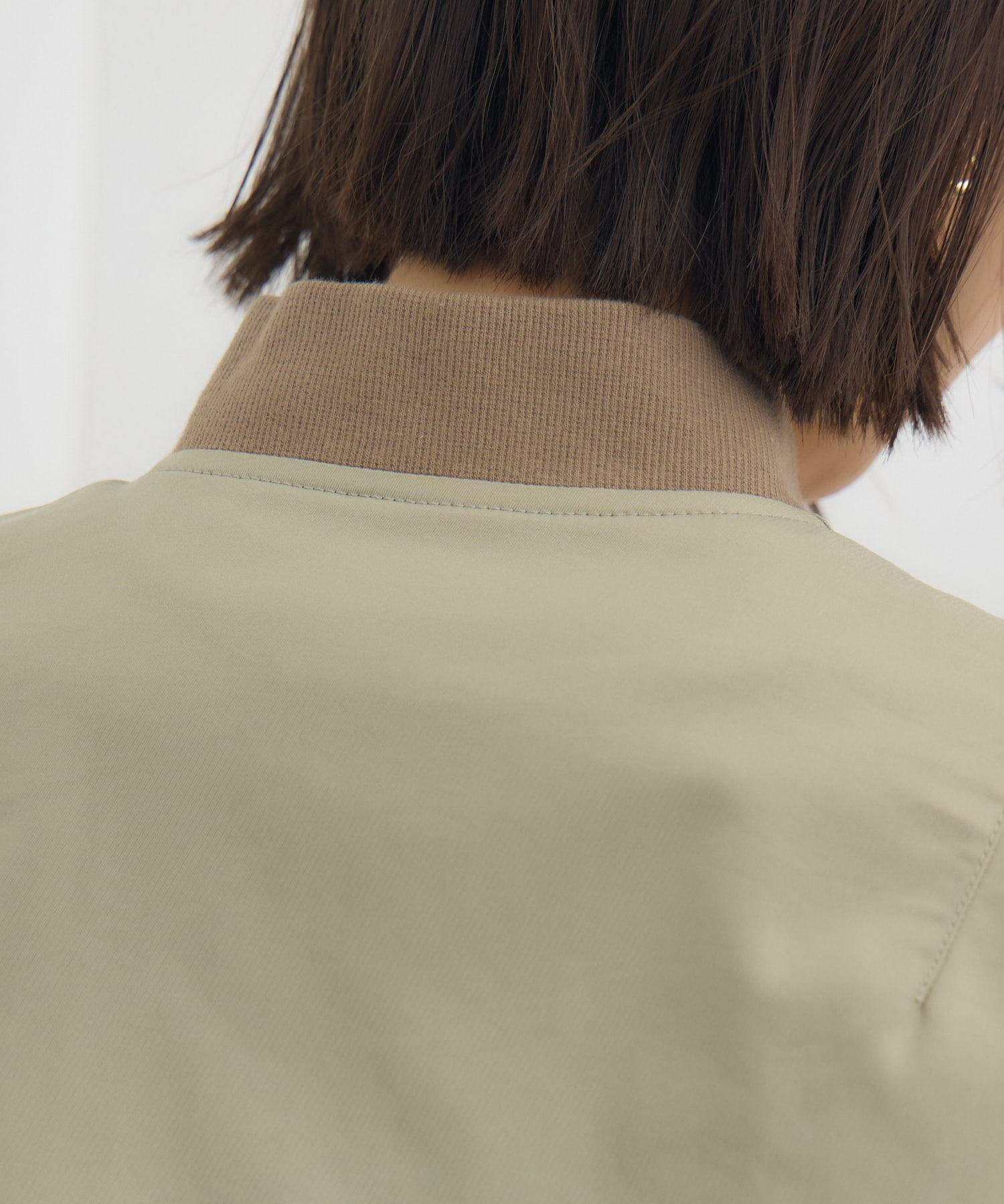 MISERICORDIA ロゴ刺繍ブルゾン グリーン MA-1 MA-1ブルゾン