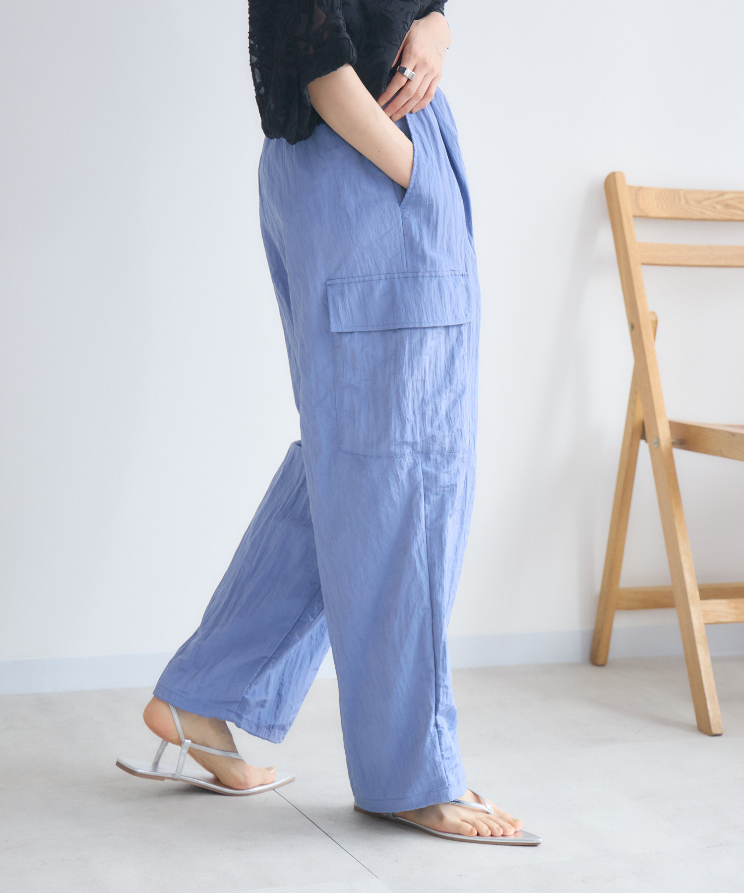 残りわずか】ナイロンワッシャーカーゴパンツ / K.ROSS | IKG crossing