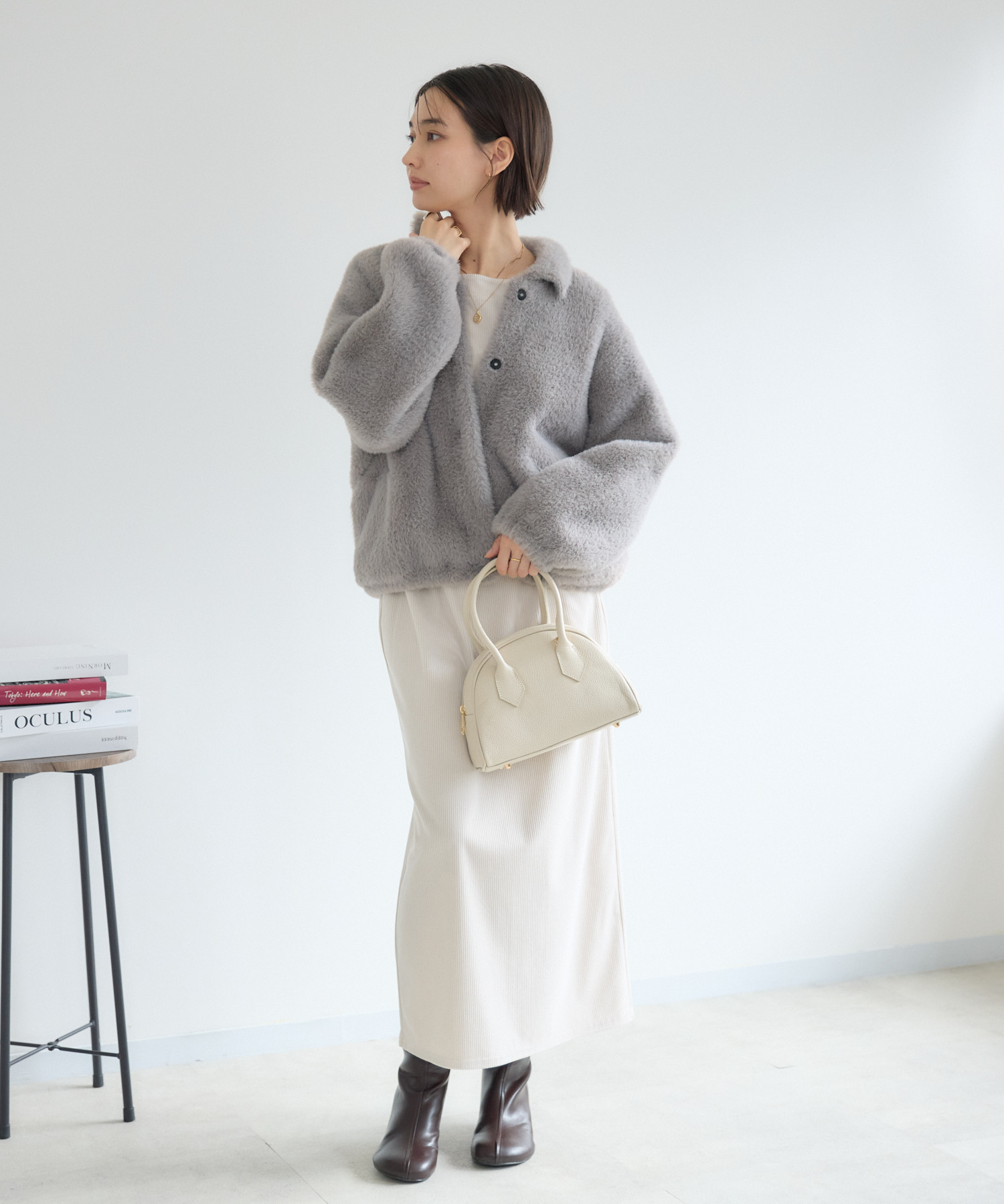 接結フェザーニットジャケット / KATHARINE ROSS | IKG crossing