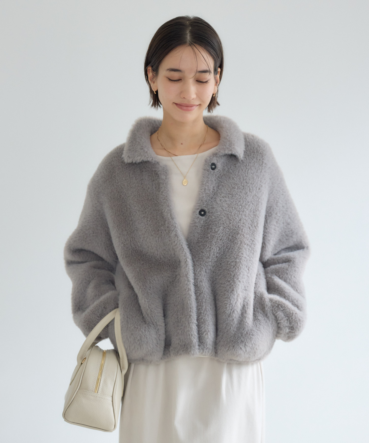 接結フェザーニットジャケット / KATHARINE ROSS | IKG crossing